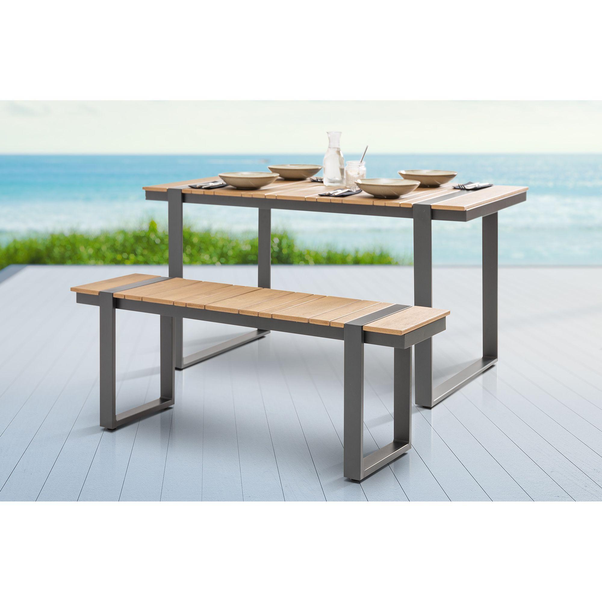 Gartenbank Boston Poly-Holz 123