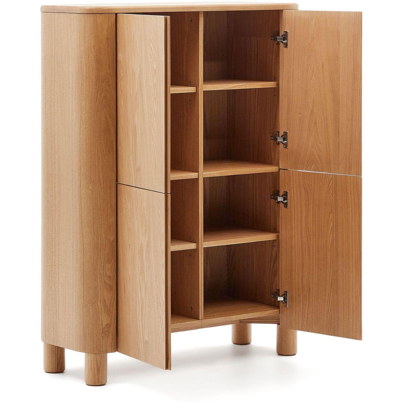 Highboard Schrank Salaya Eschenfurnierholz FSC Mix Credit 100x134