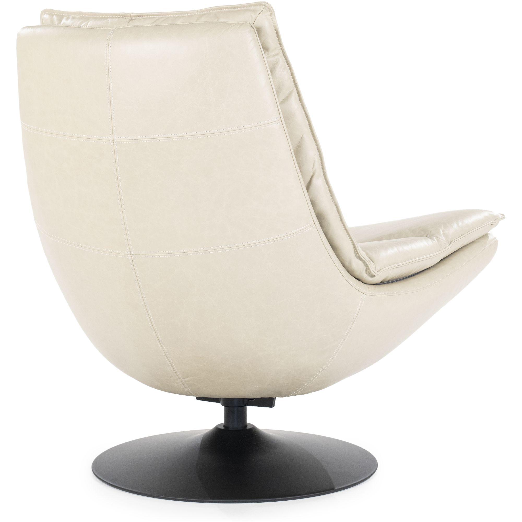Drehsessel Relax Boxer Echtleder beige