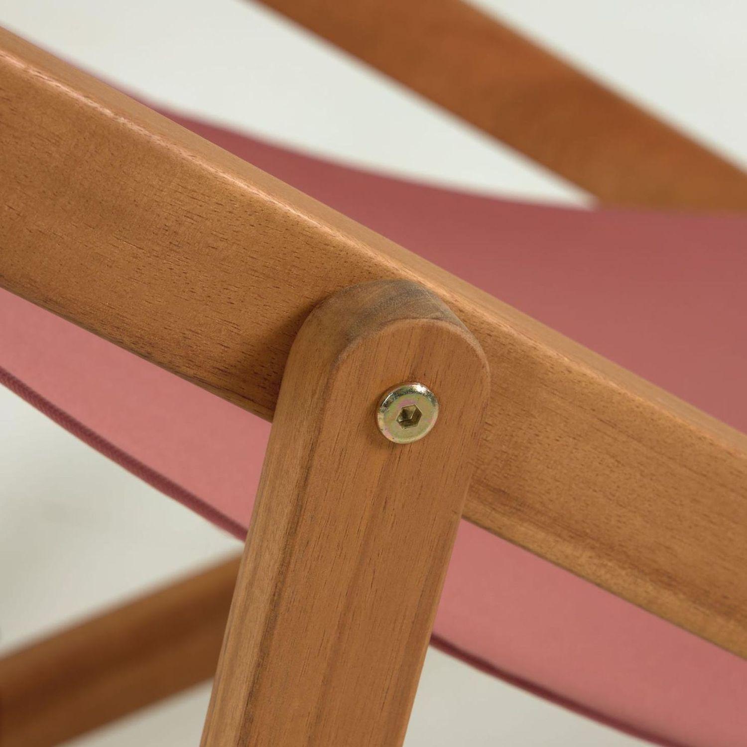 Liegestuhl Lounger terrakotta (verstellbar)