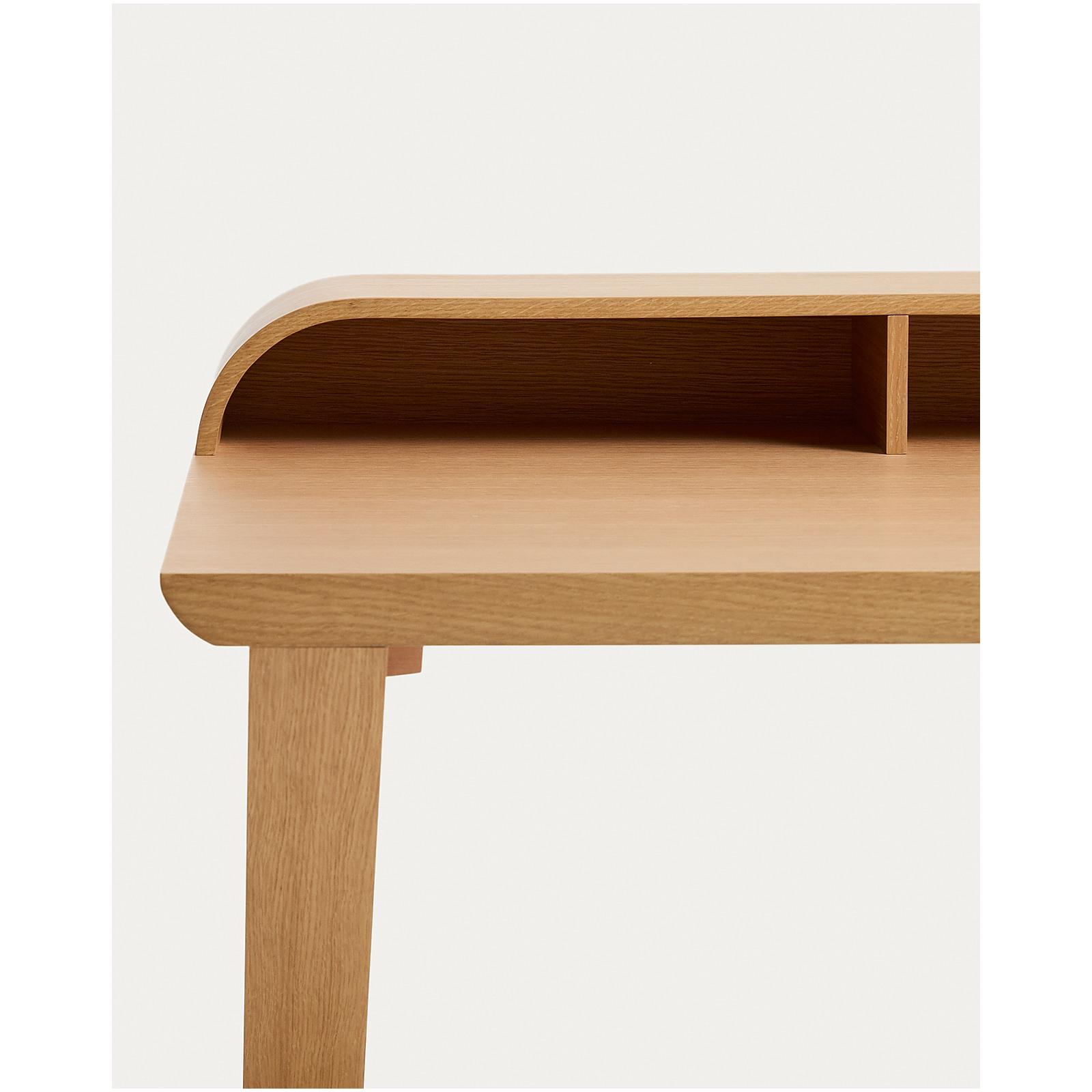 Schreibtisch Dilare aus Eichenfurnier 120x85