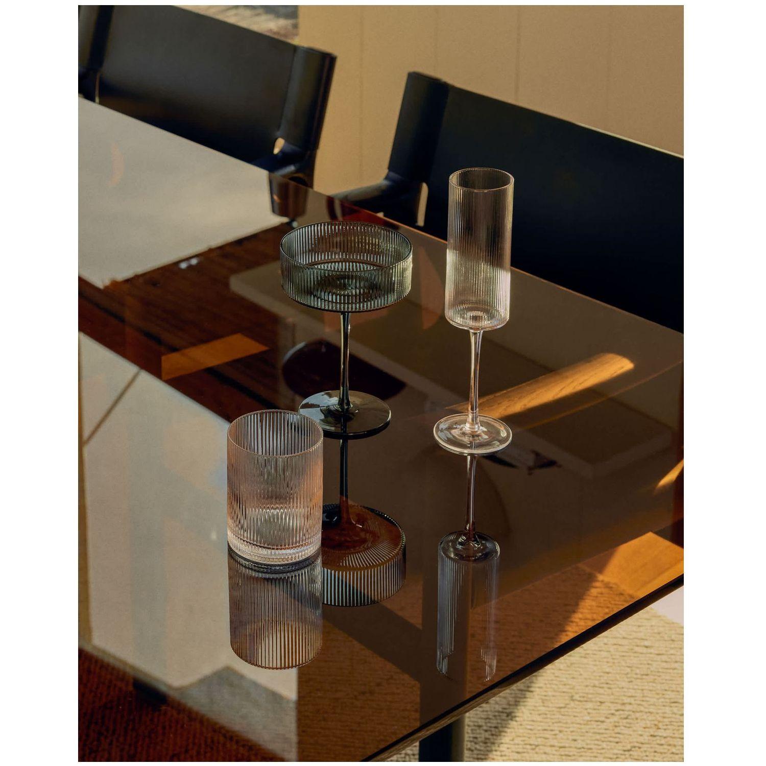 Cocktailglas Eluria aus grünem Glas 315 cl