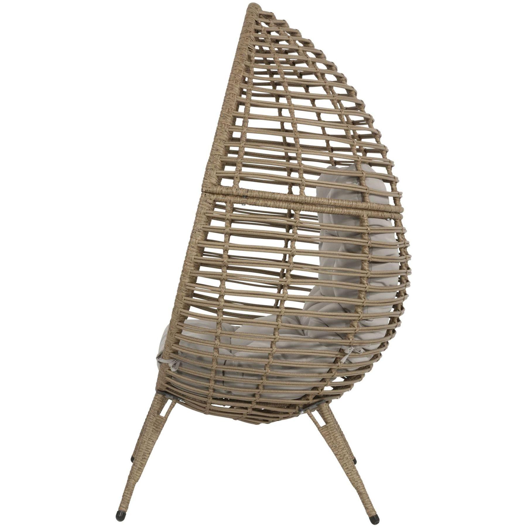 Garten Relaxsessel Egg Billy braun