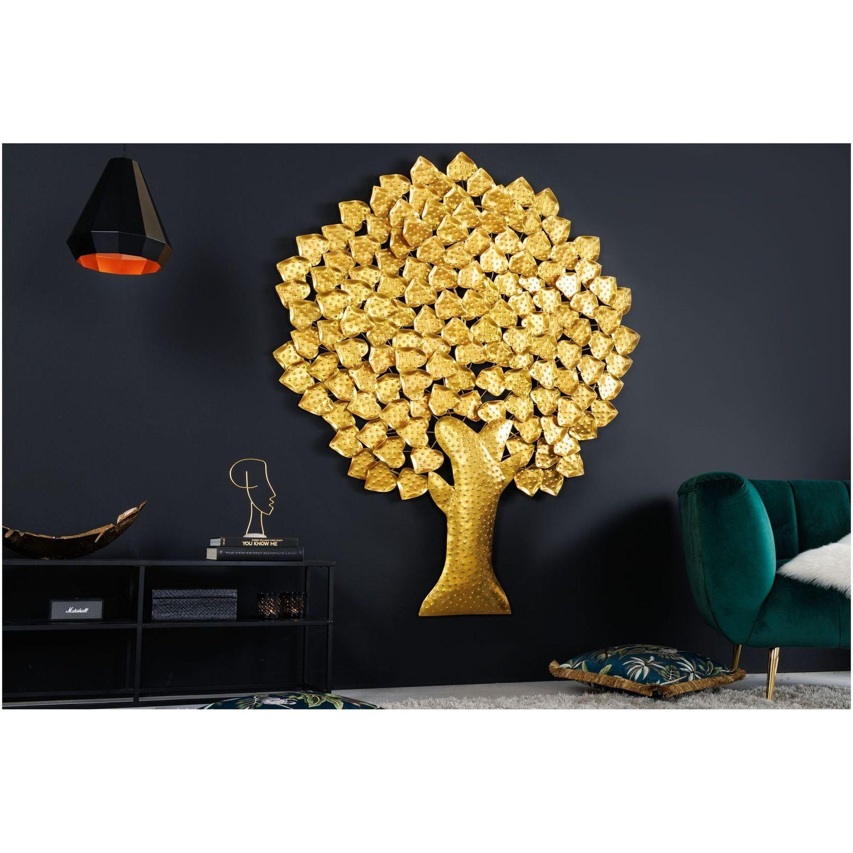 Wanddekoration Baum Life gold 170