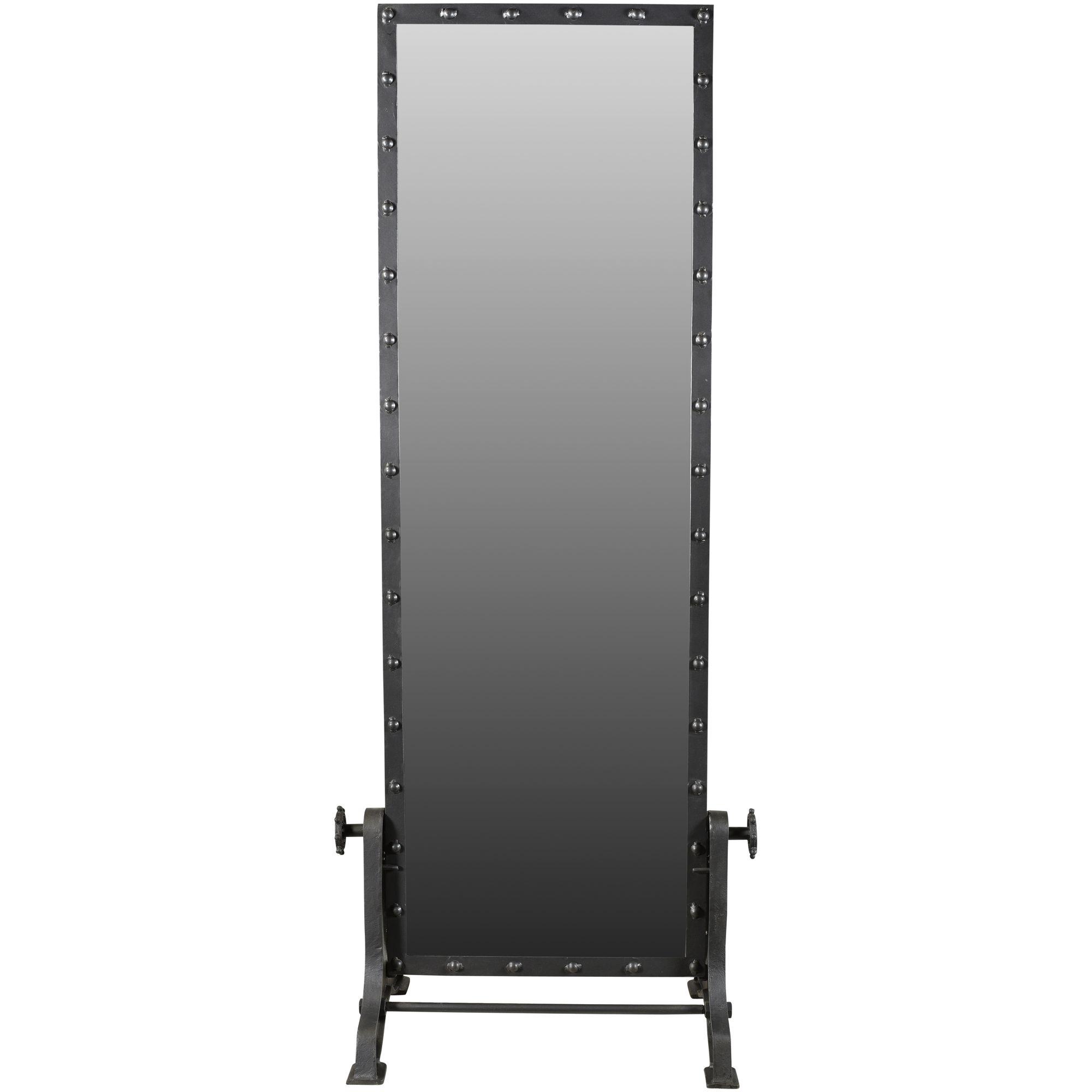 Standspiegel Industrial Loft Bolzen Eisen 76x196