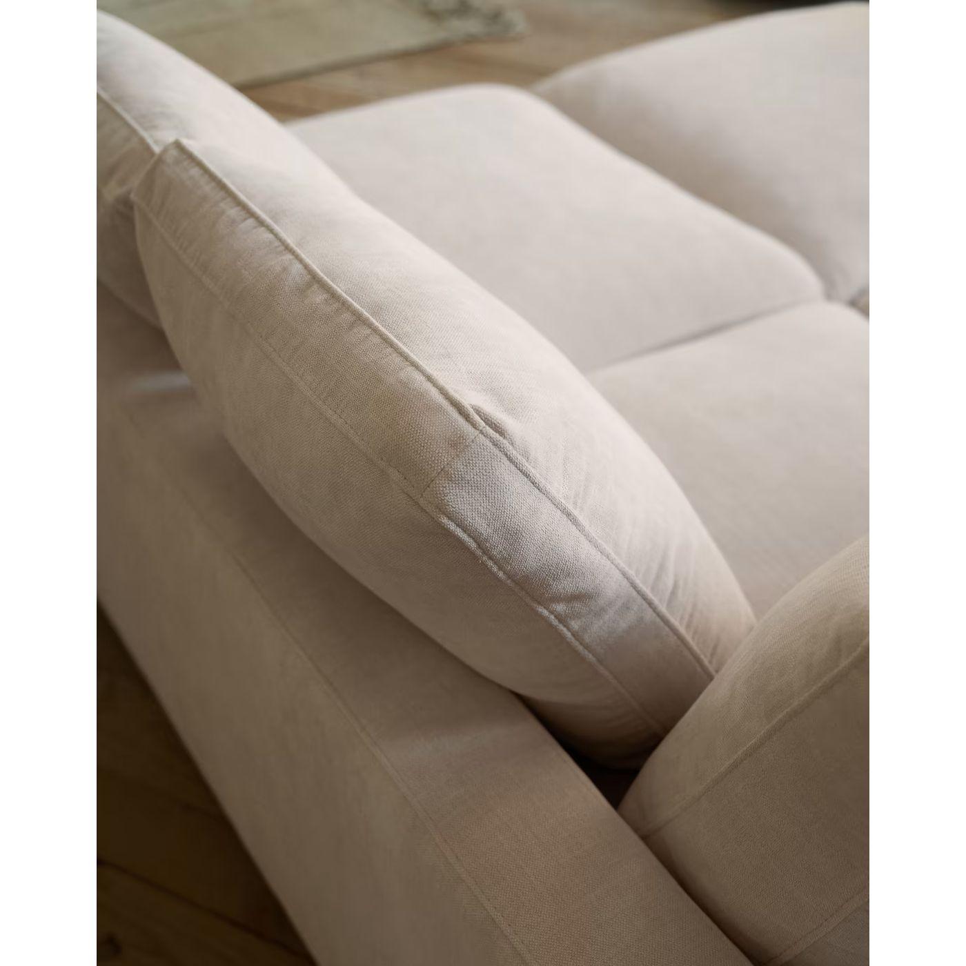 Sofa mit 2 Longchair Liegewiese Gala Stoff beige 210x193