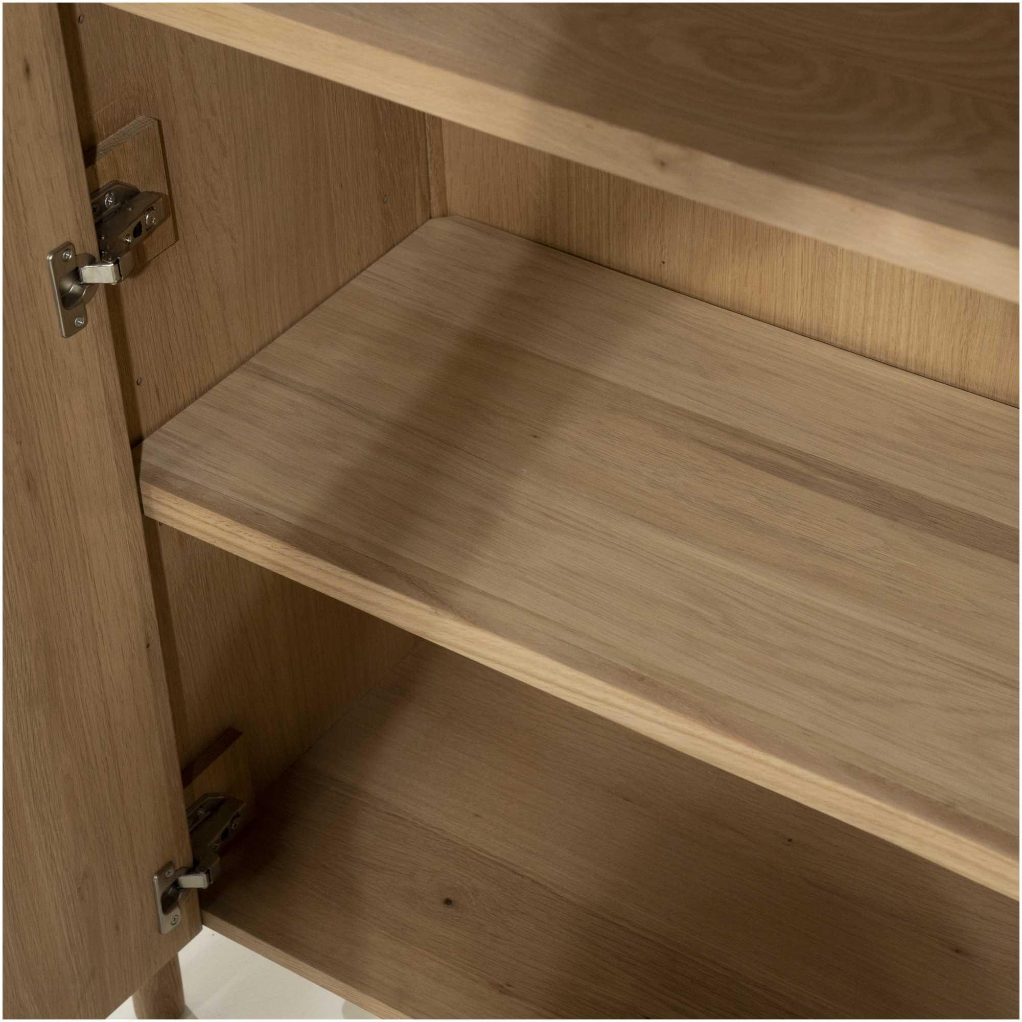 Holzschrank Paul Eichenholz natur 102x210