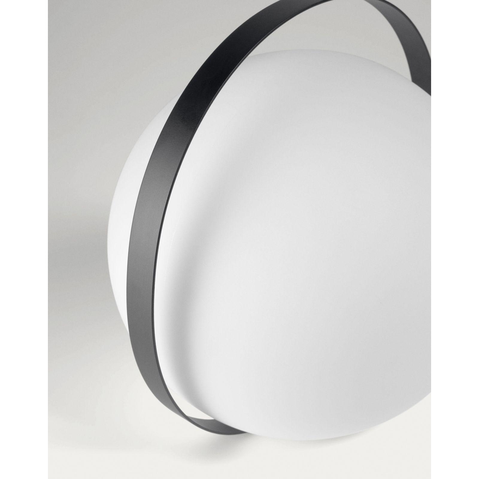 Dinesh Tischlampe mit schwarzem Stahlgriff