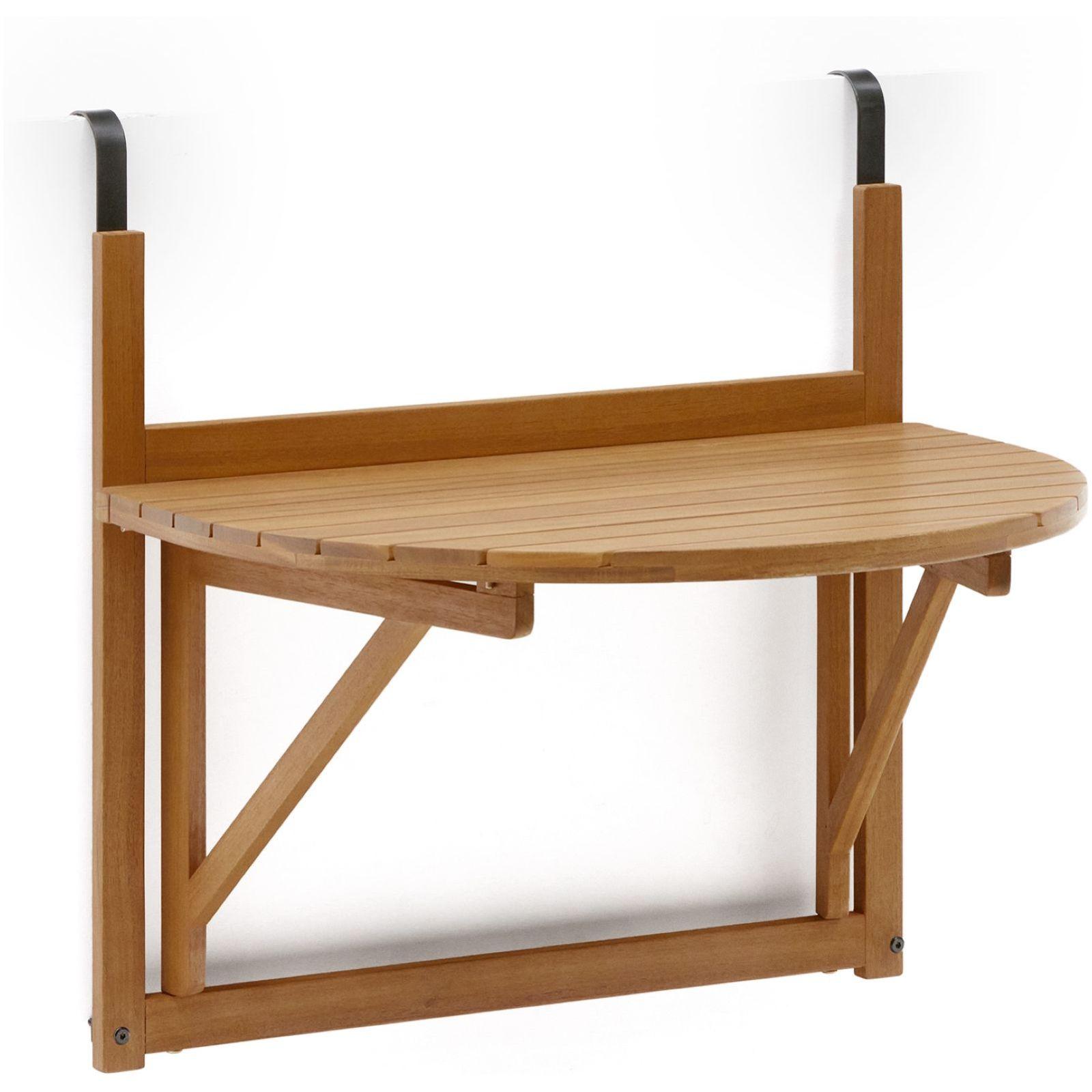 Wandtisch Klapptisch Amarilis Balkon aus massivem Akazienholz FSC 100% 50x70