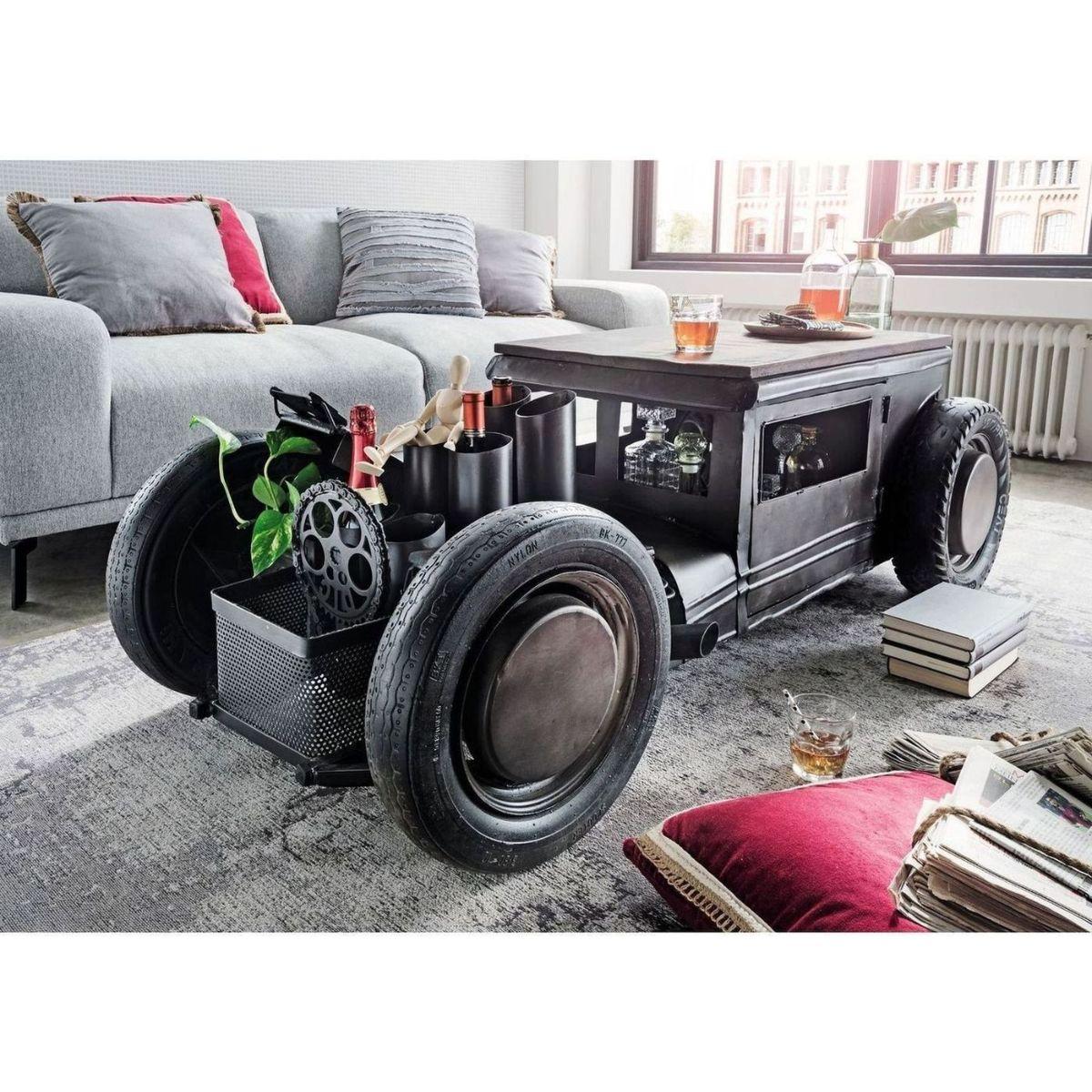 Couchtisch Auto Fahrzeug Metall Unikat