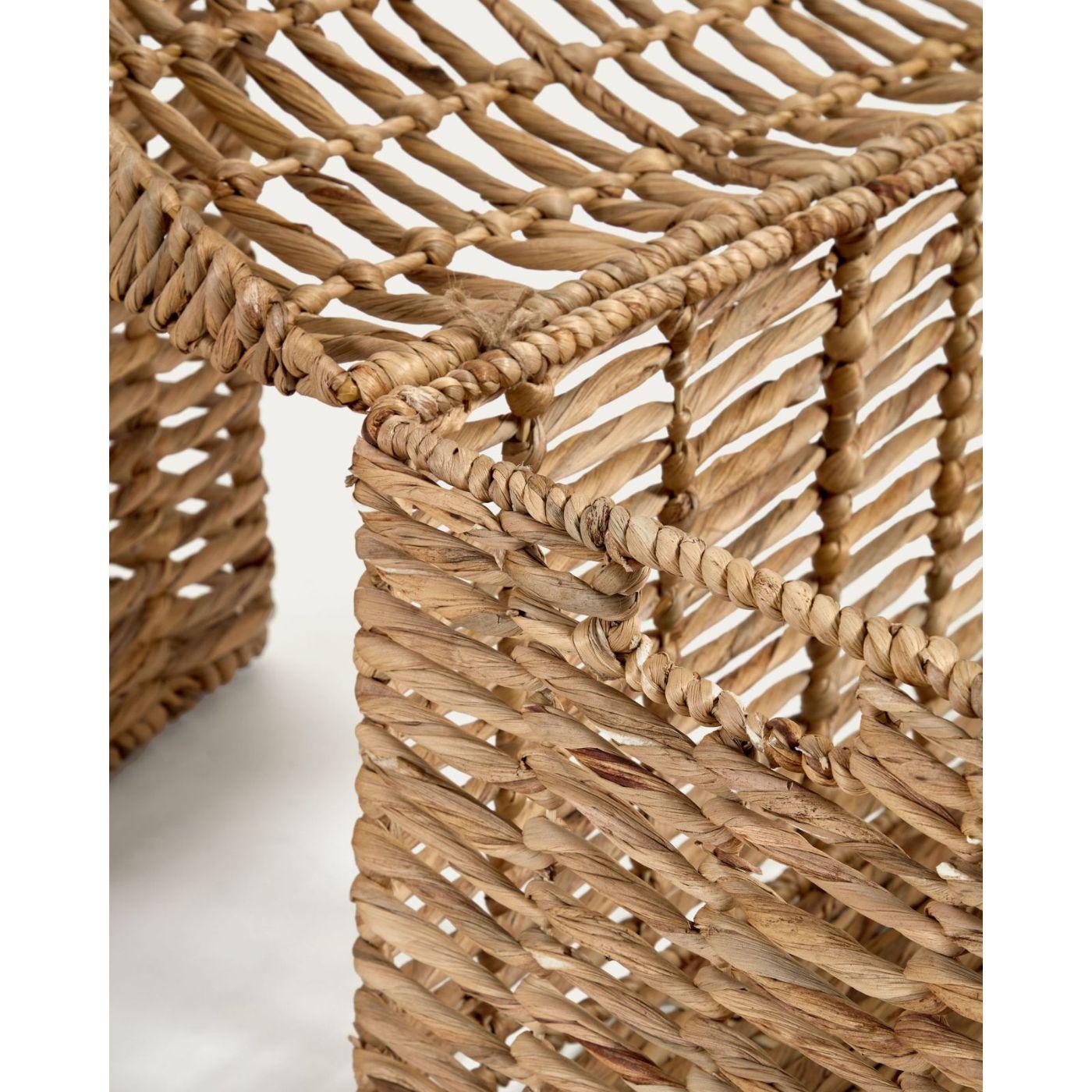Aufbewahrungskorb Truhe Xuliana Rattan Natur (2er-Set)