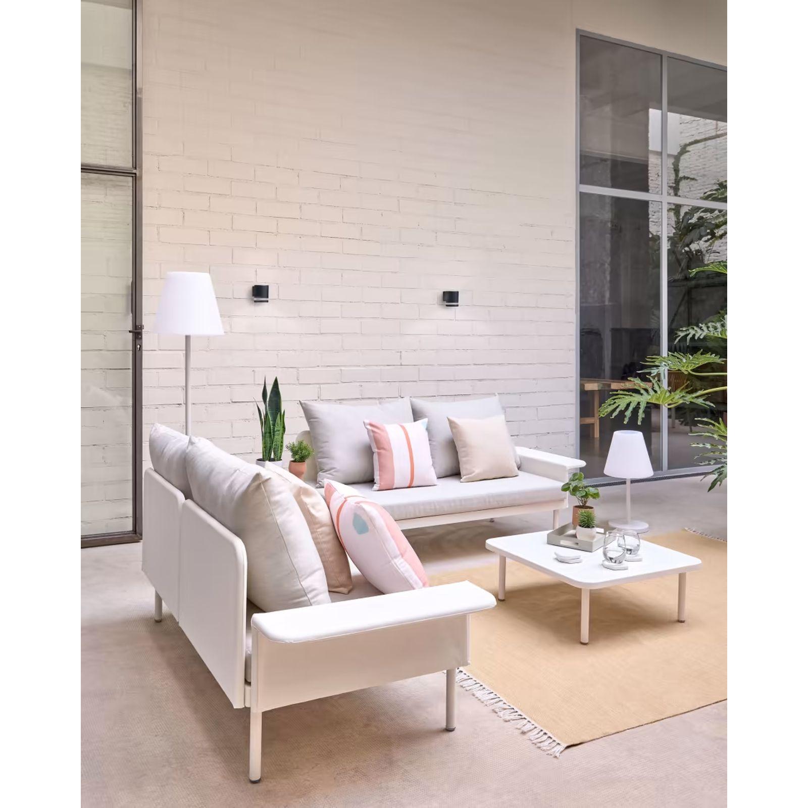 Garten Tischlampe Amy LED weiss