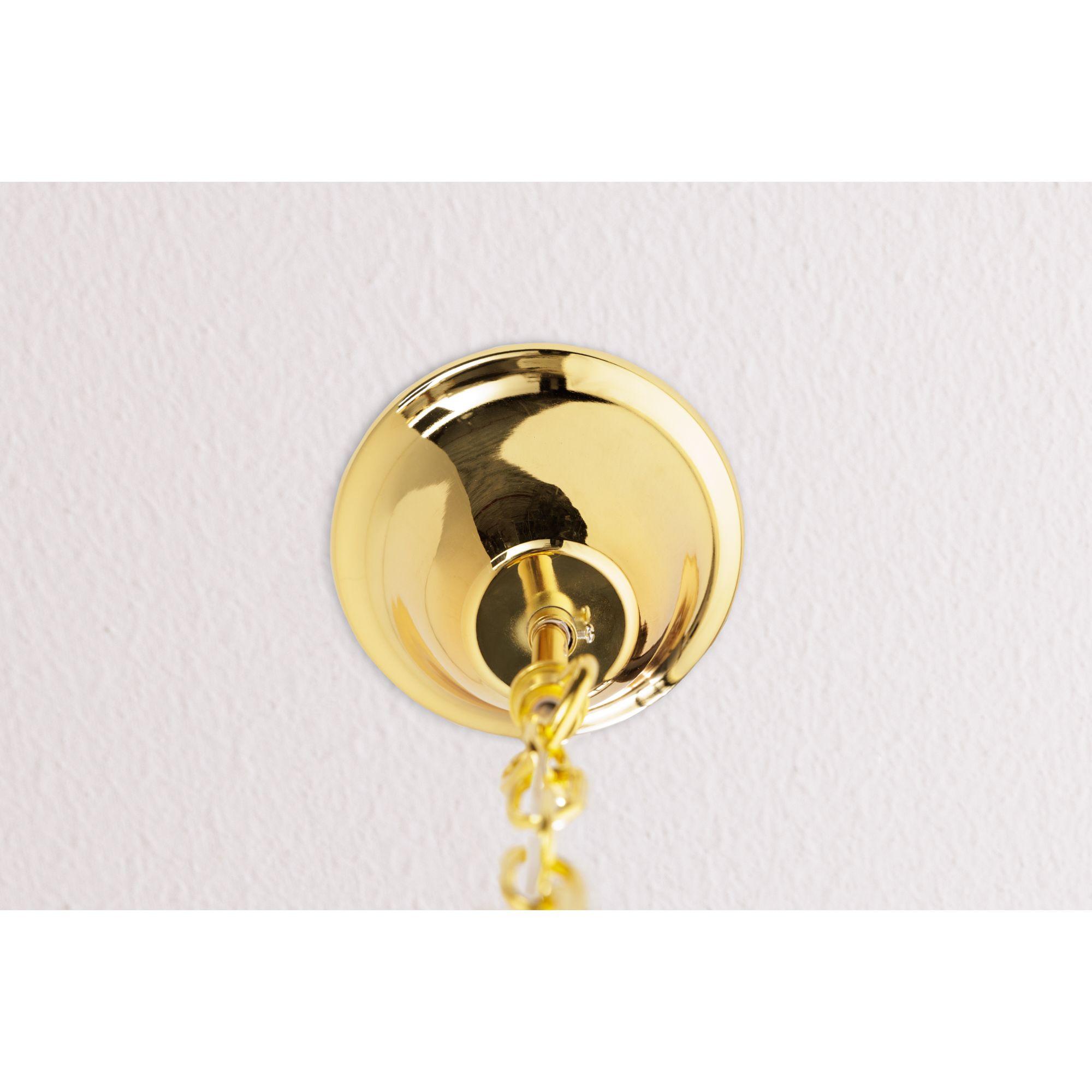 Kronleuchter Castle Crystal gold 50x50