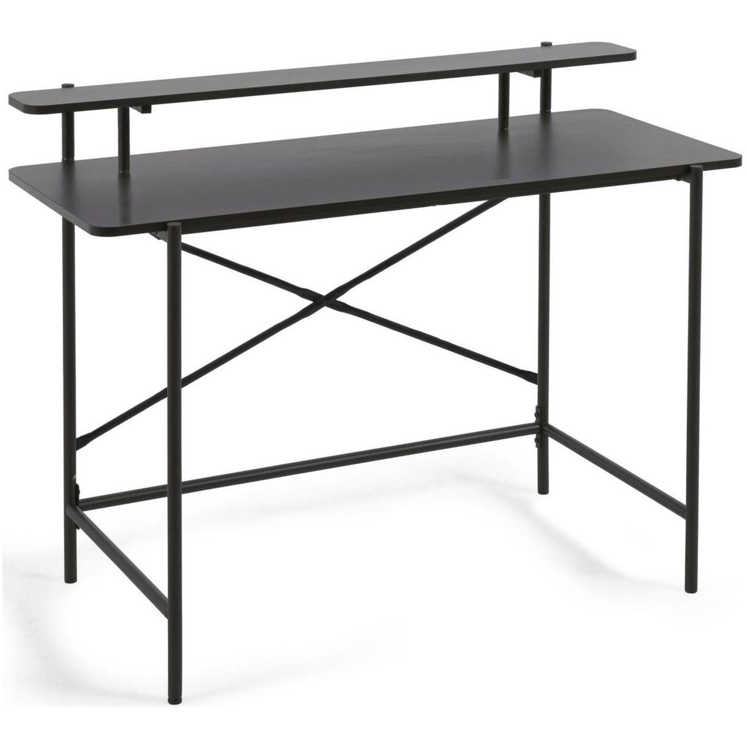 Schreibtisch Gina Melaminplatte und Metallbeine 120x60