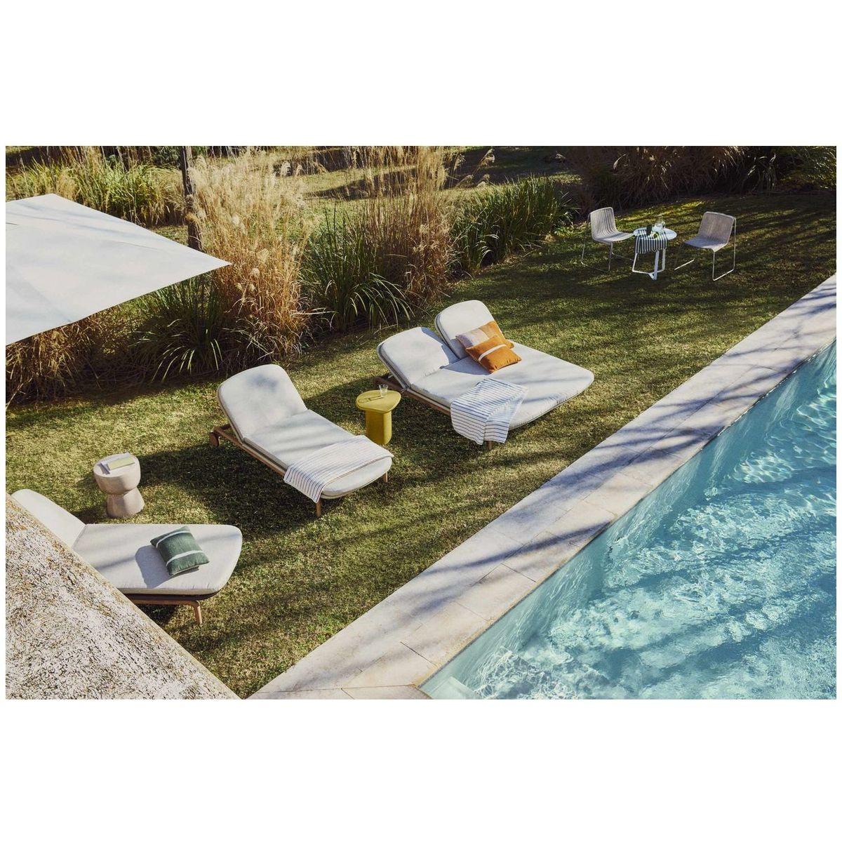 Handtuch Dorane aus 100 % Baumwolle mit gelben Streifen 100 x 150 cm