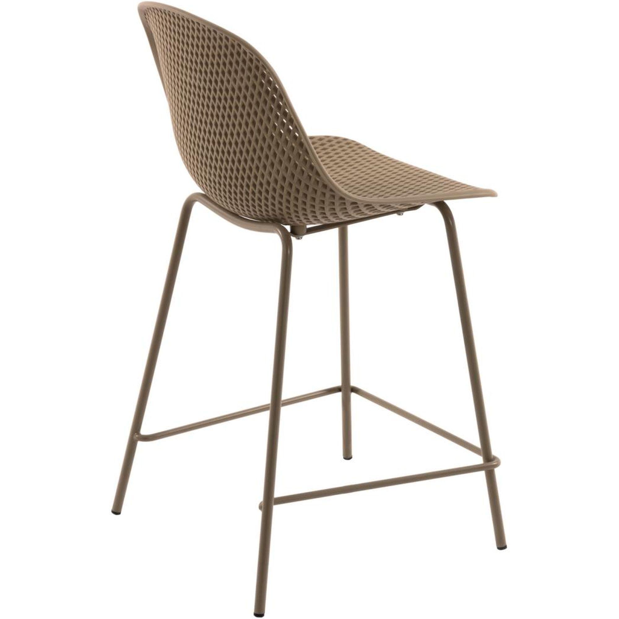 Barhocker Outdoor Garten Quinby Quinby beige Sitzhöhe 65