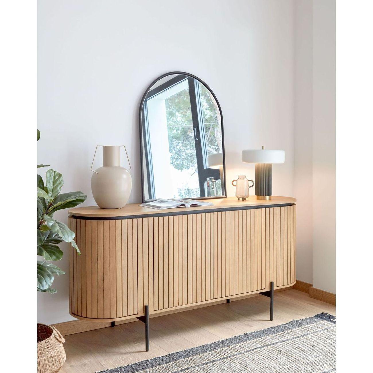 Sideboard  Licia mit 4 Türen Mangoholz natur 170