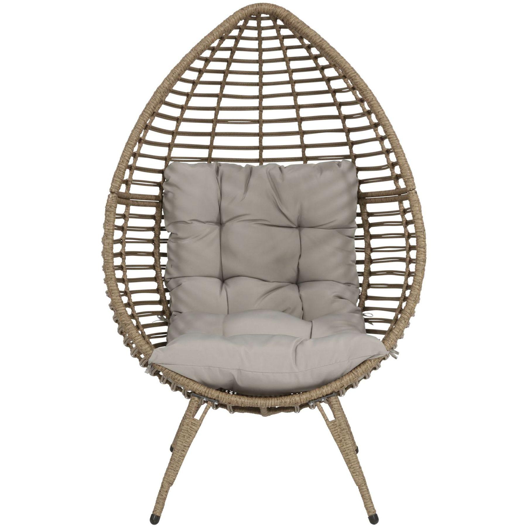Garten Relaxsessel Egg Billy braun