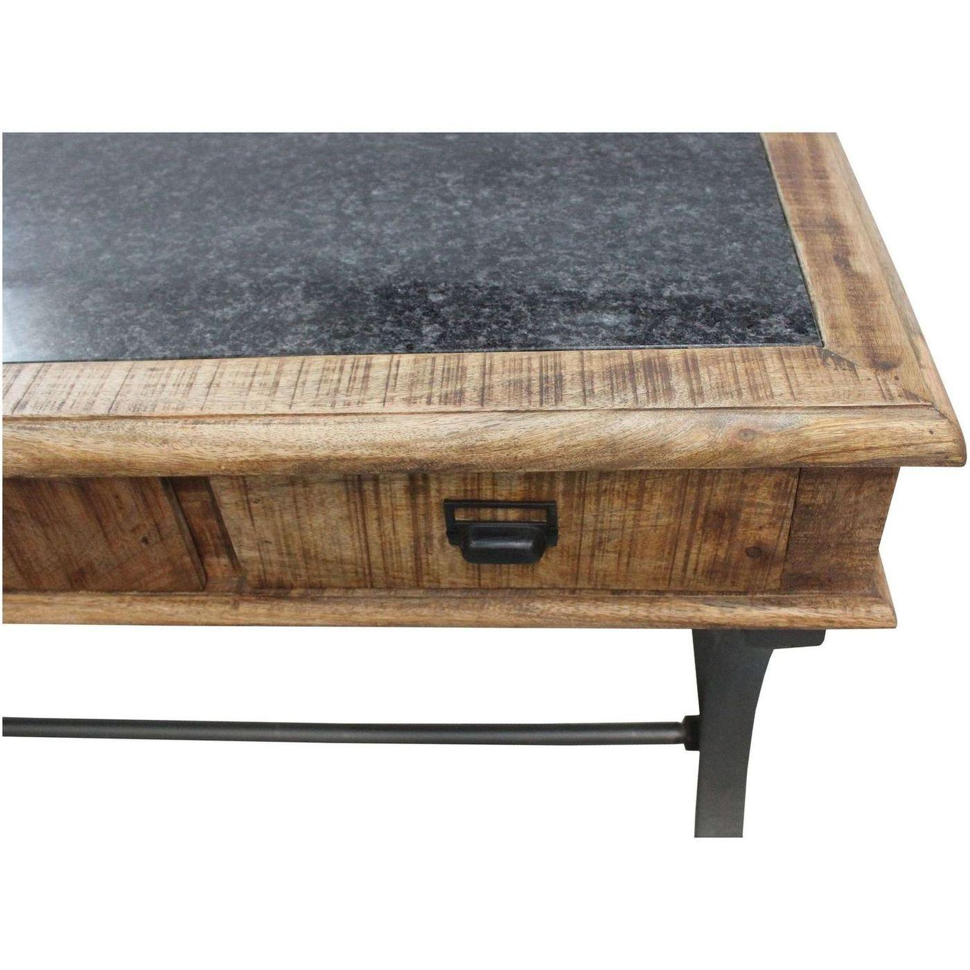 Präsentationskommode Ladentheke Teak Industrial 150