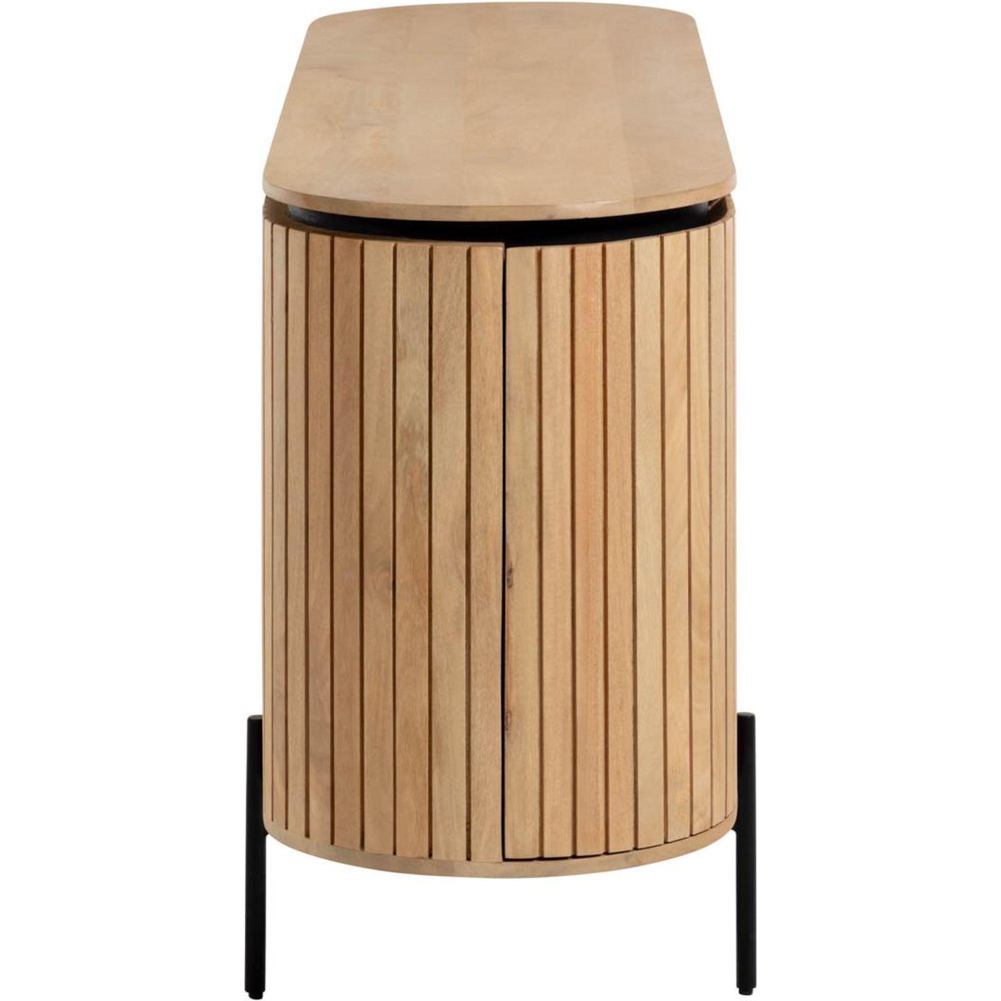 Sideboard  Licia mit 4 Türen Mangoholz natur 170
