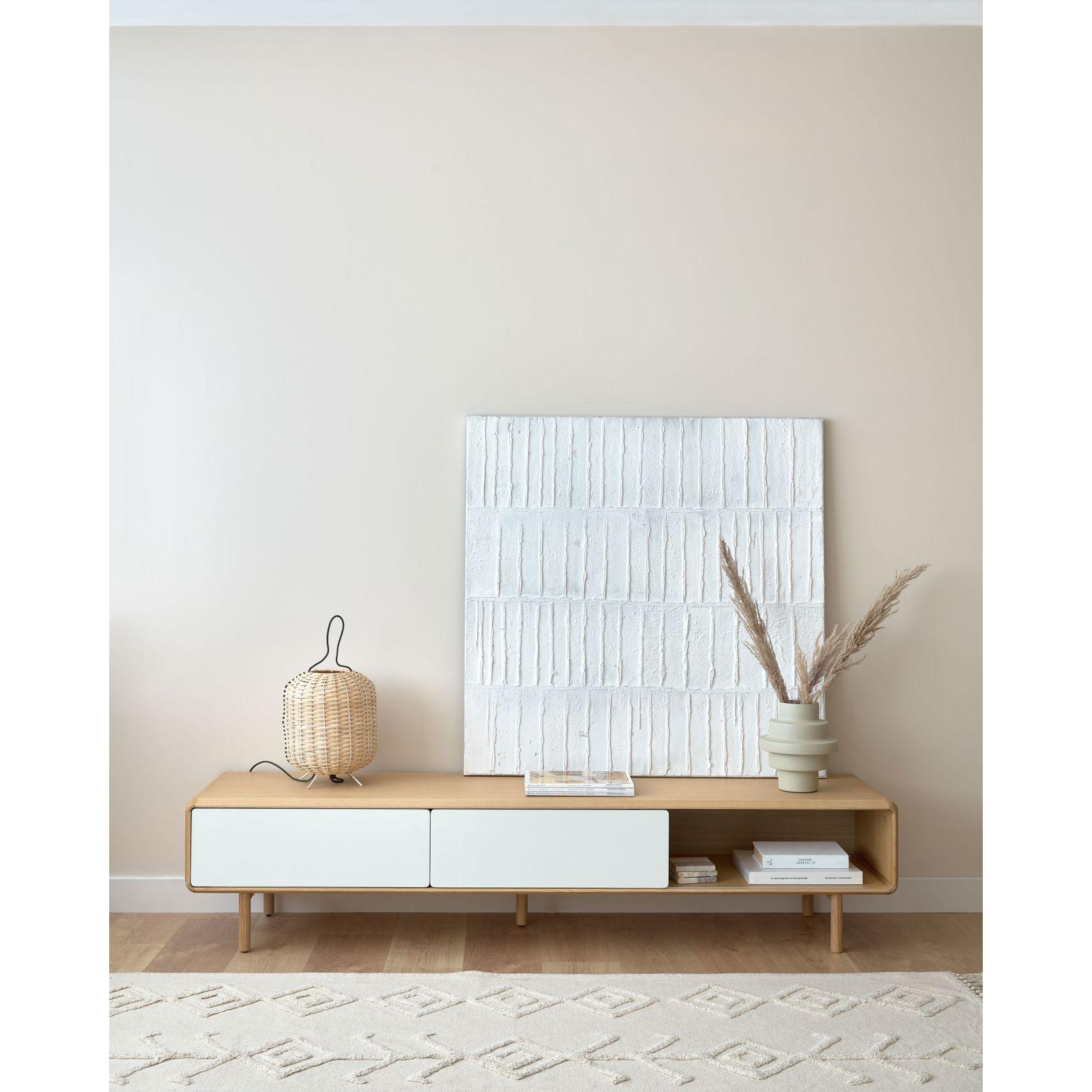 Bild Basilisa in grau und weiss 90x90