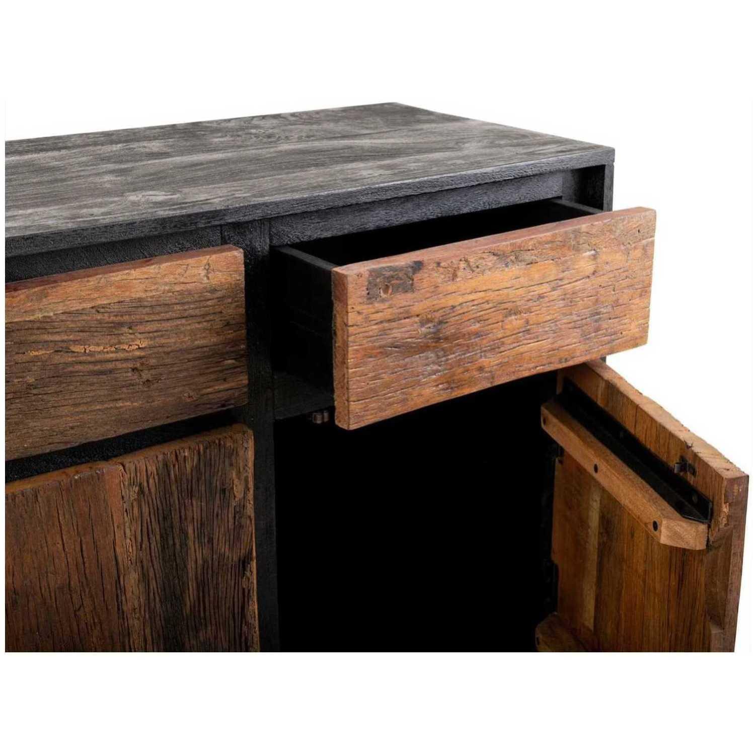 Kommode Aaliyah recyceltes Altholz Mangoholz 90x80