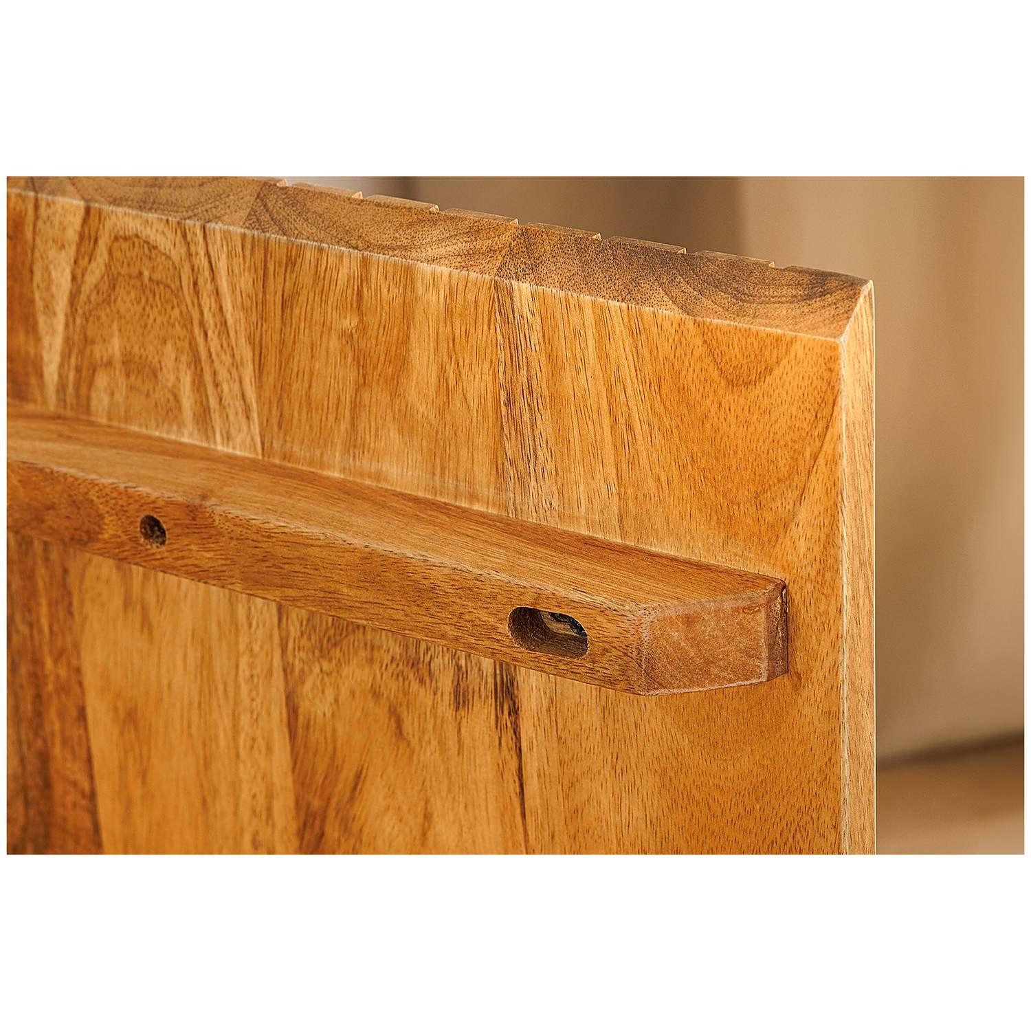 Sideboard abgerundet Cazeno Mangoholz natur 160