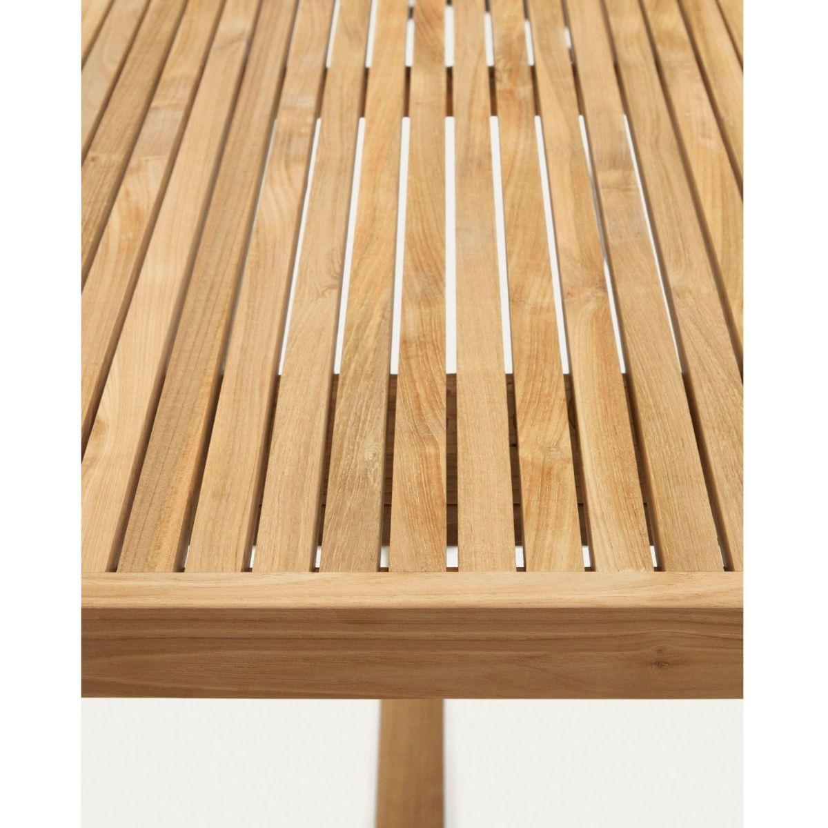 Garten Stehtisch Candell recyceltes Teakholz massiv 140x70