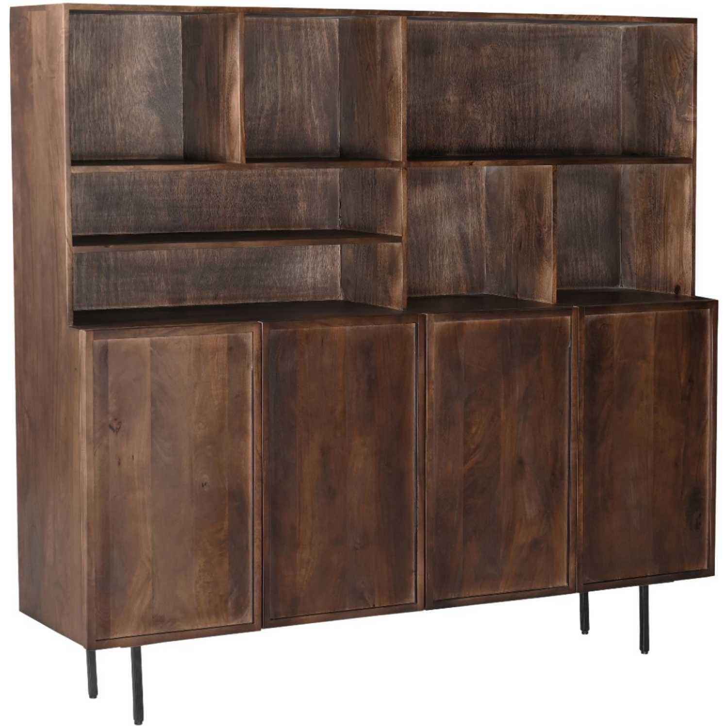 Buffetschrank Elan Mangoholz braun 180x172