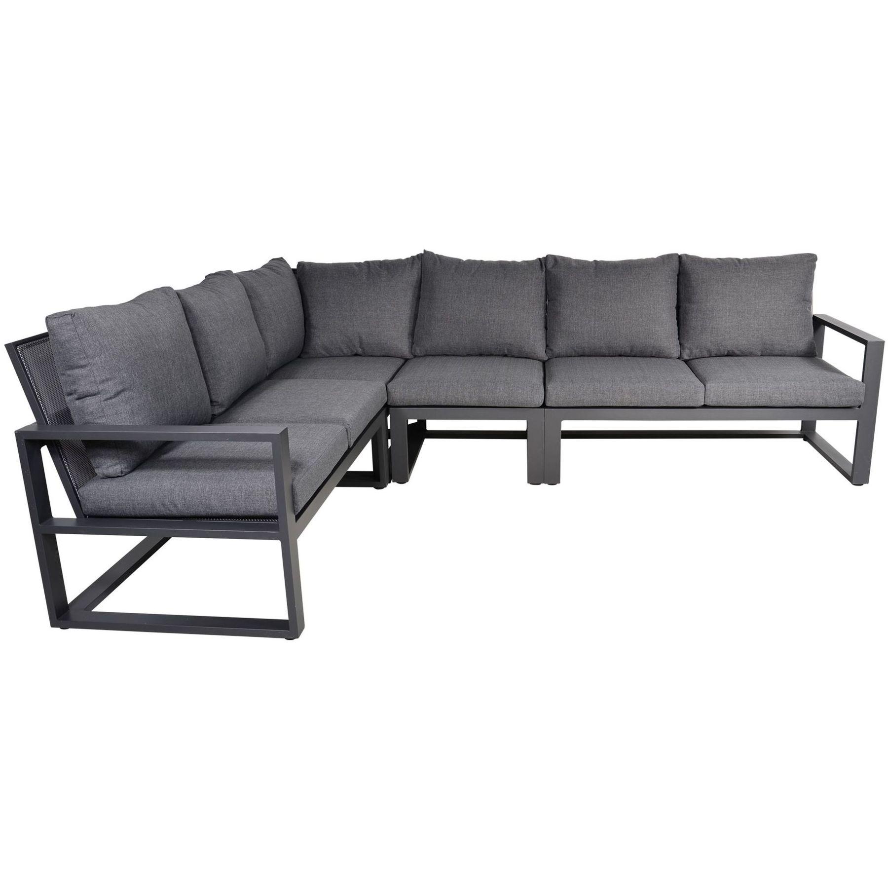 Garten Ecklounge Cello Aluminium anthrazit 217x282