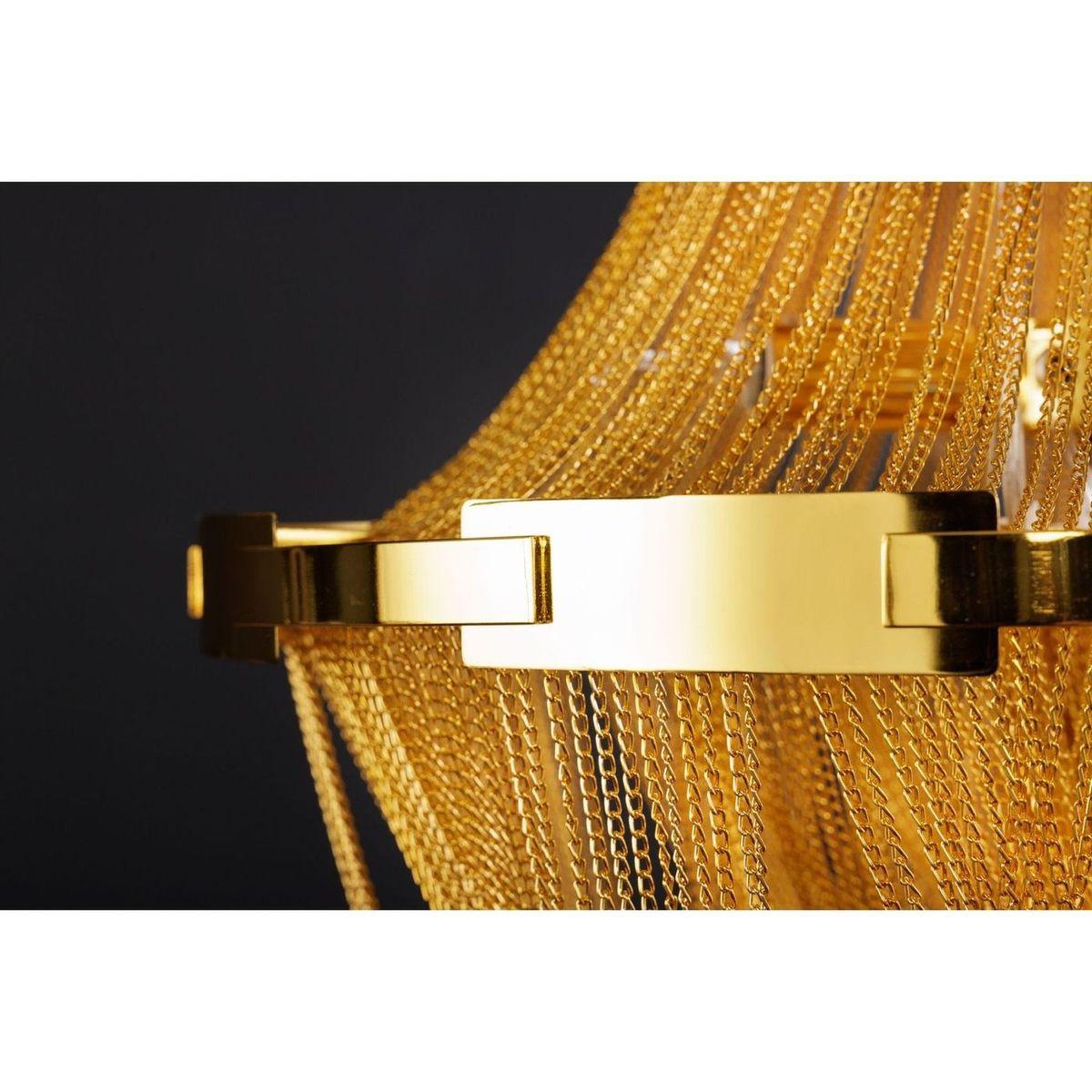 Kronleuchter Castle Crystal gold 50x50