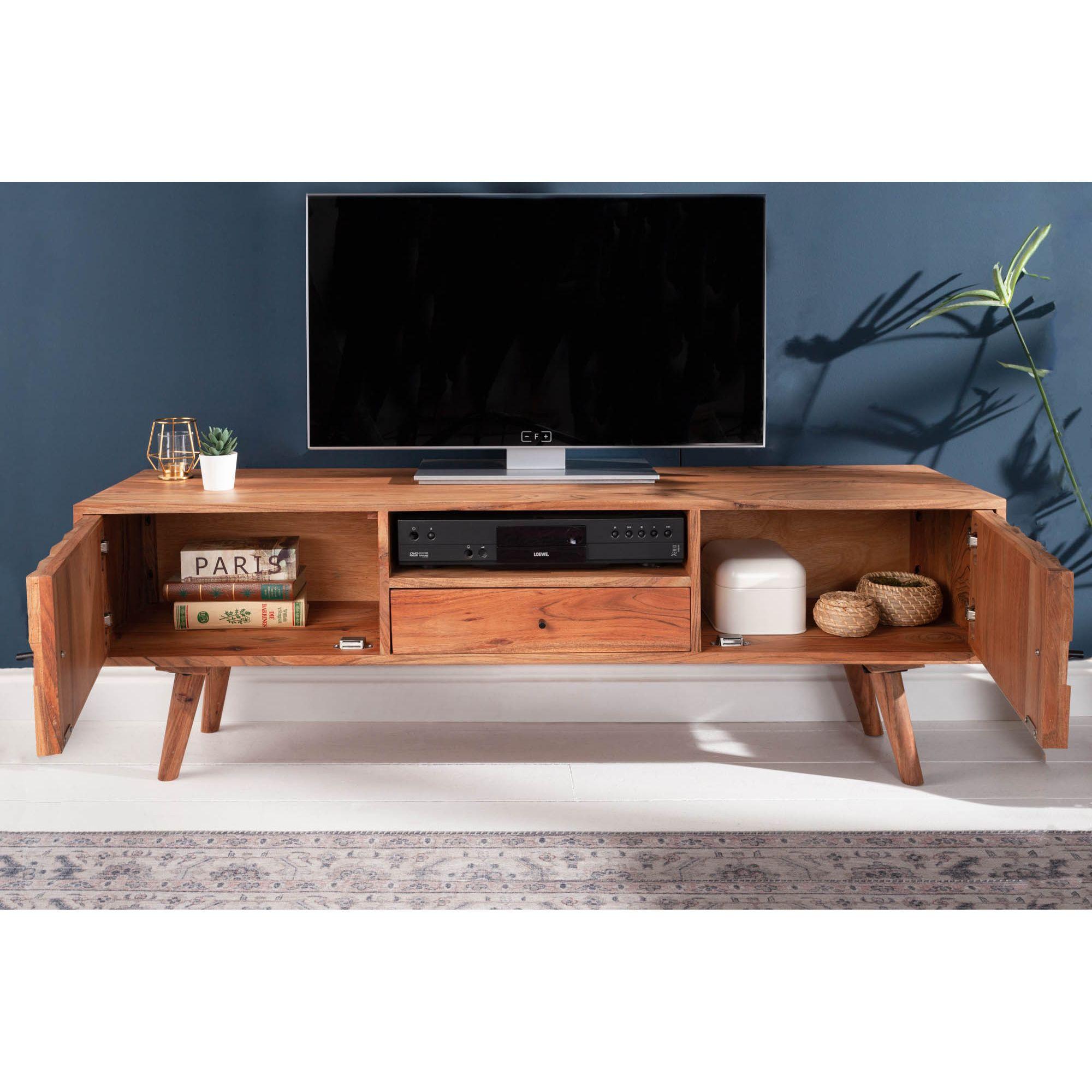 TV Board Beehive II 140cm Akazie
