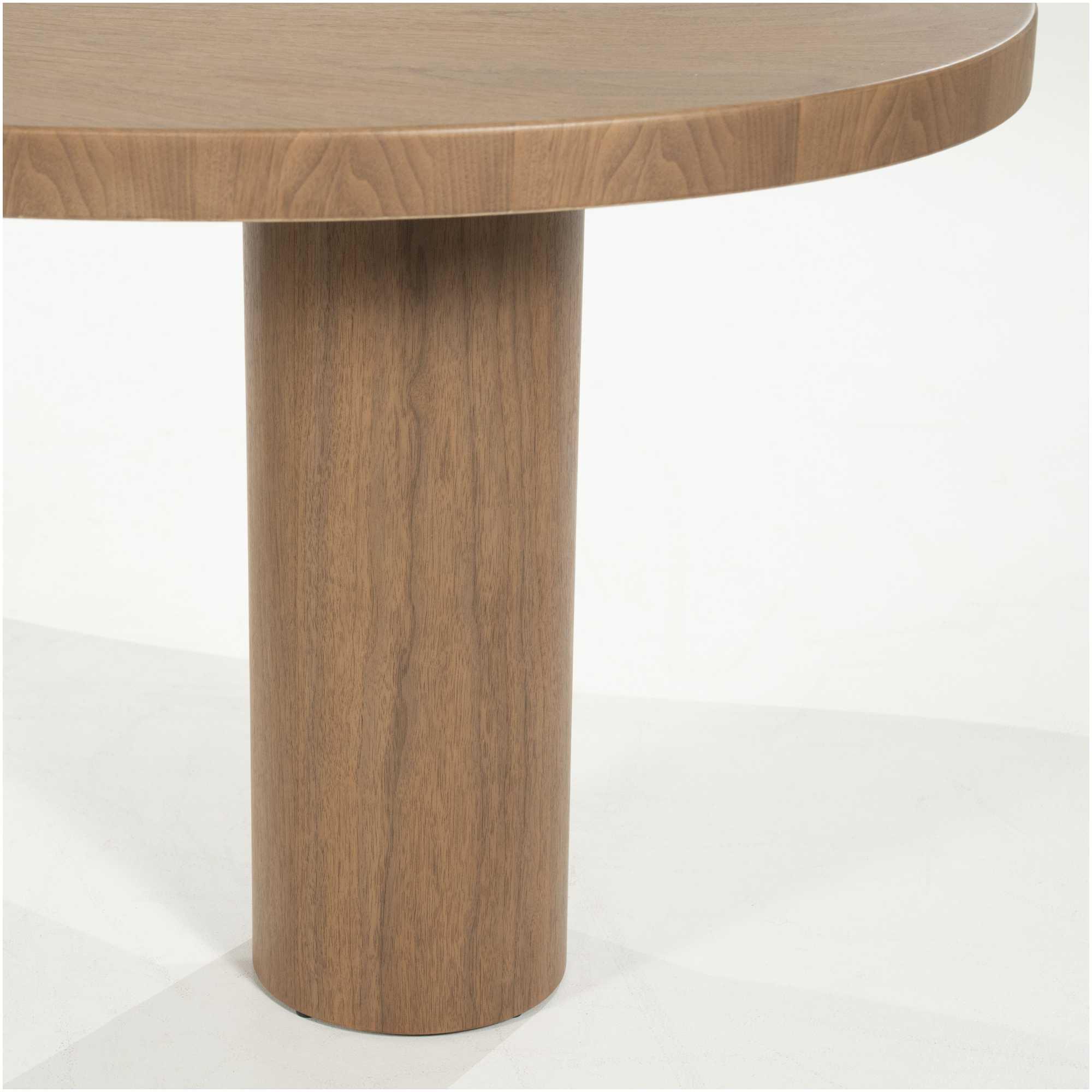 Esstisch Holztisch organisch Charlie Walnussfurnier natur 215x110