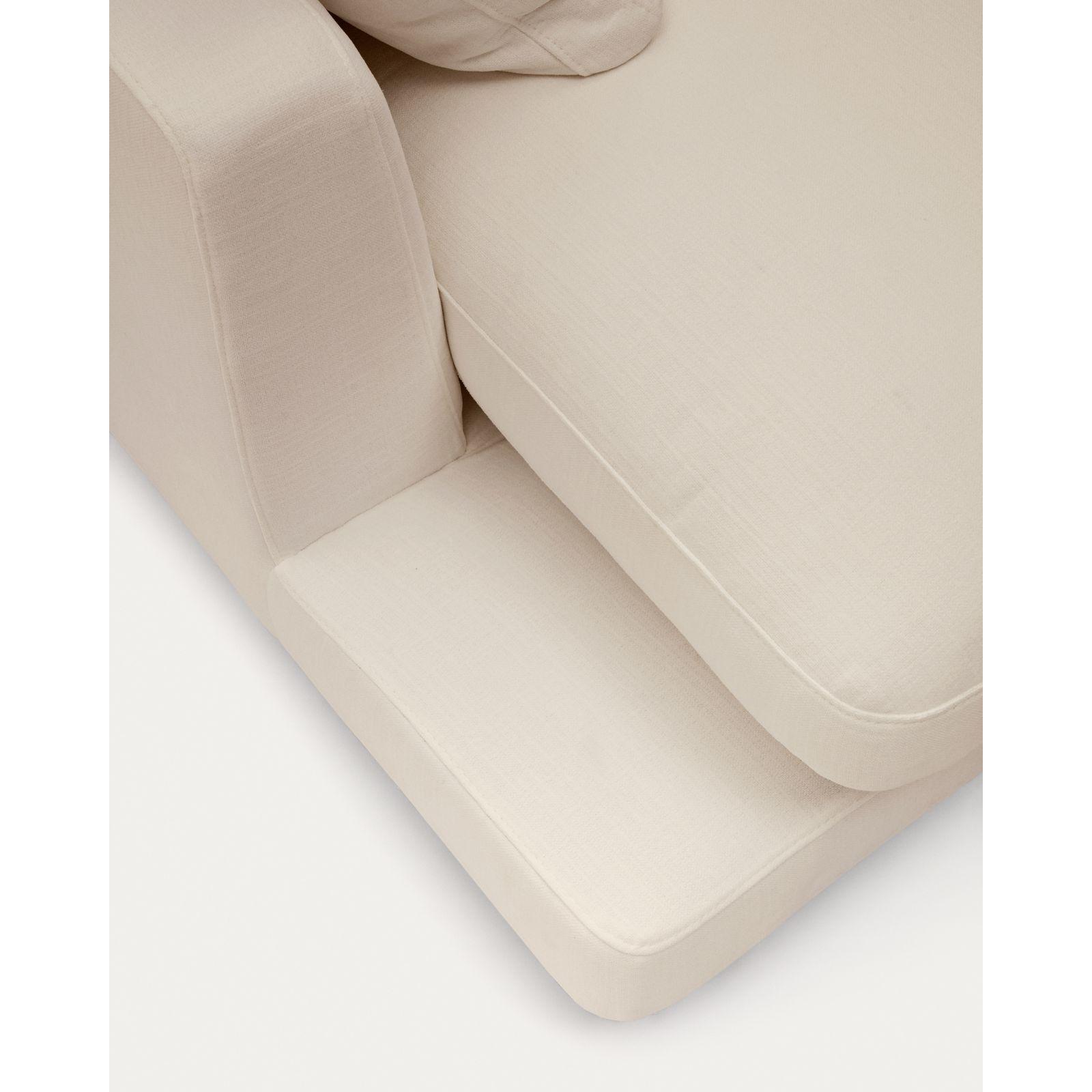Chaiselongue Recamiere Gala links Stoff beige 193x105