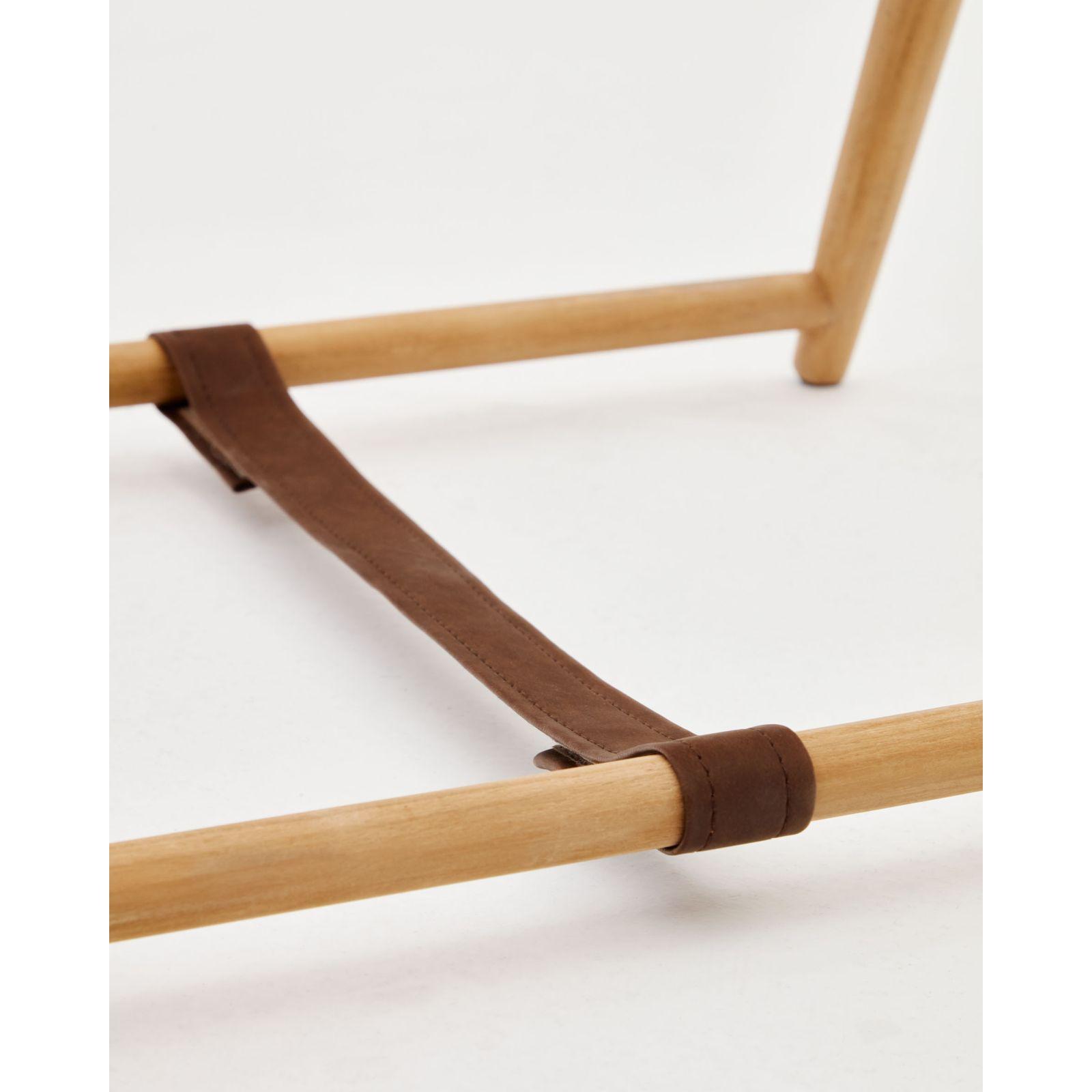 Roxana Handtuchhalter aus massivem Teakholz 50 x 95 cm