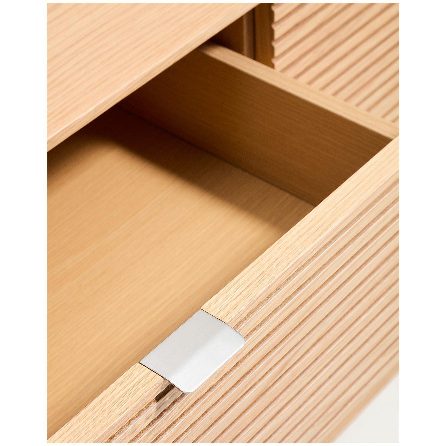Kommode Norlen mit 6 Schubladen in Eichenfurnier mit naturfarbenem Finish FSC Mix Credit 120x75