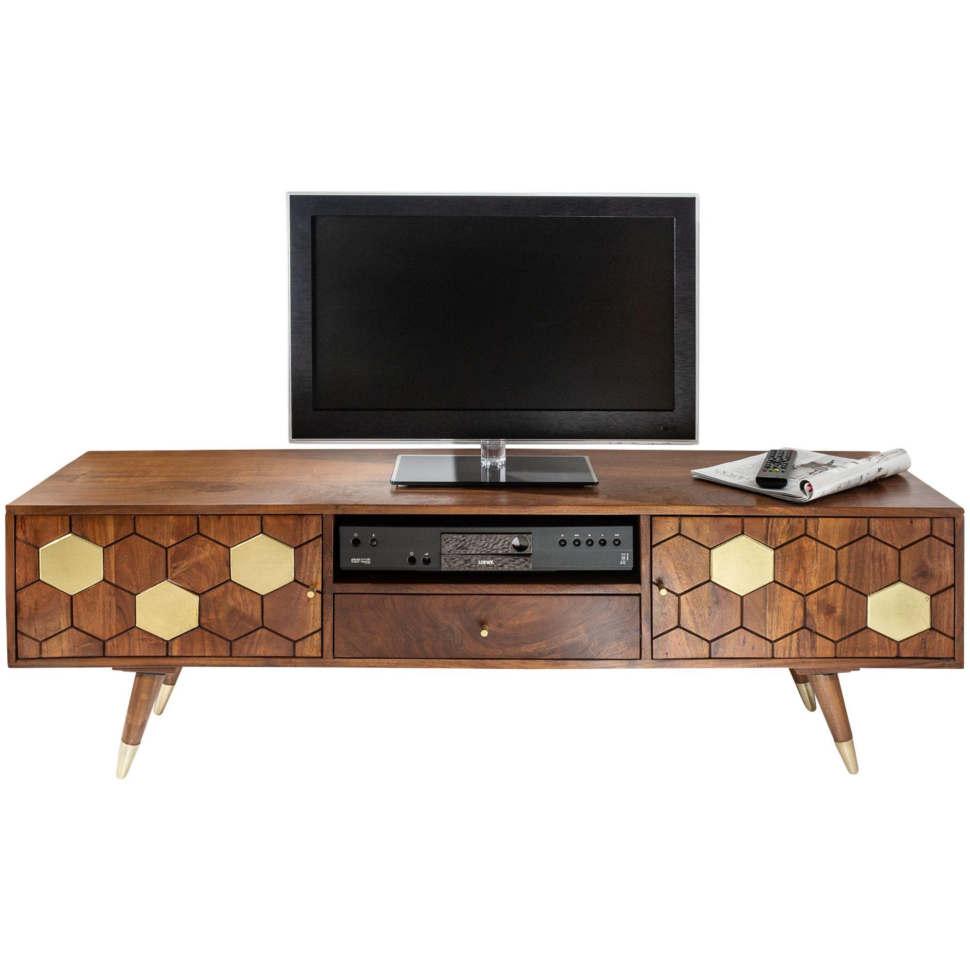 TV Board Beehive I 140cm Akazie