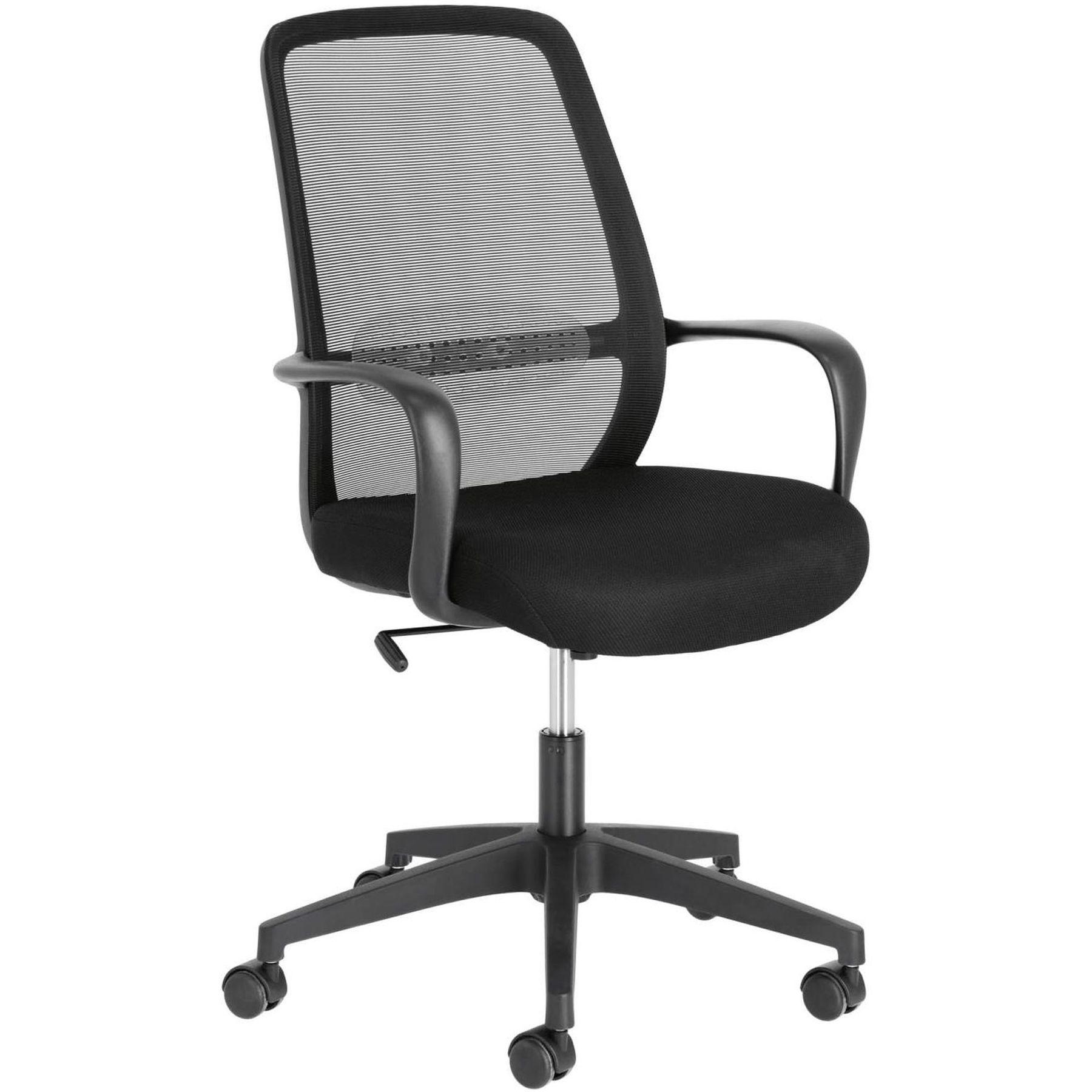 Bürodrehstuhl Melva schwarz