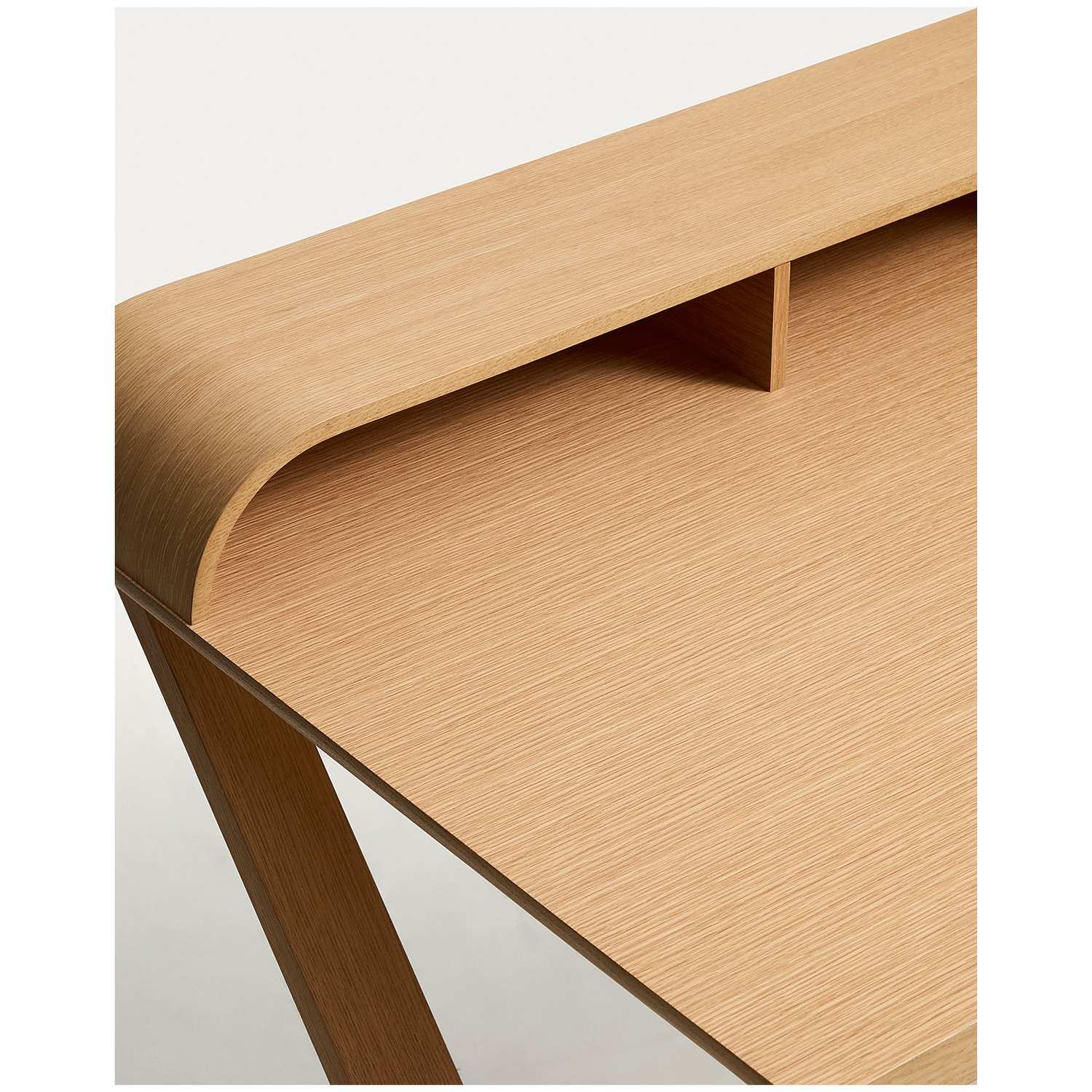 Schreibtisch Dilare aus Eichenfurnier 120x85