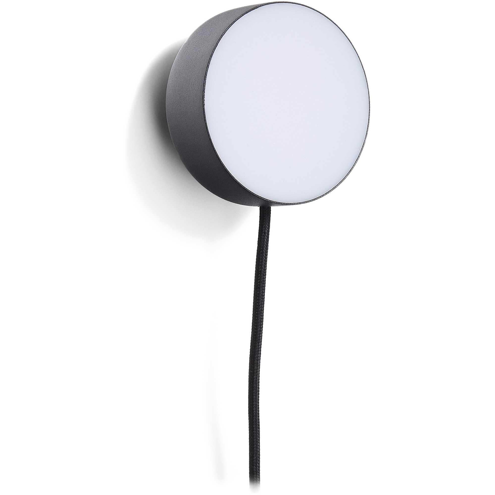 Lichtpunkt Orey aus schwarzem Metall