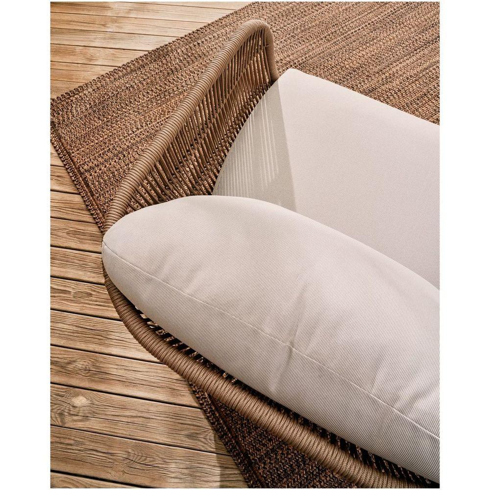 Gartensessel Catalina Cord Rope beige Akazienholz FSC