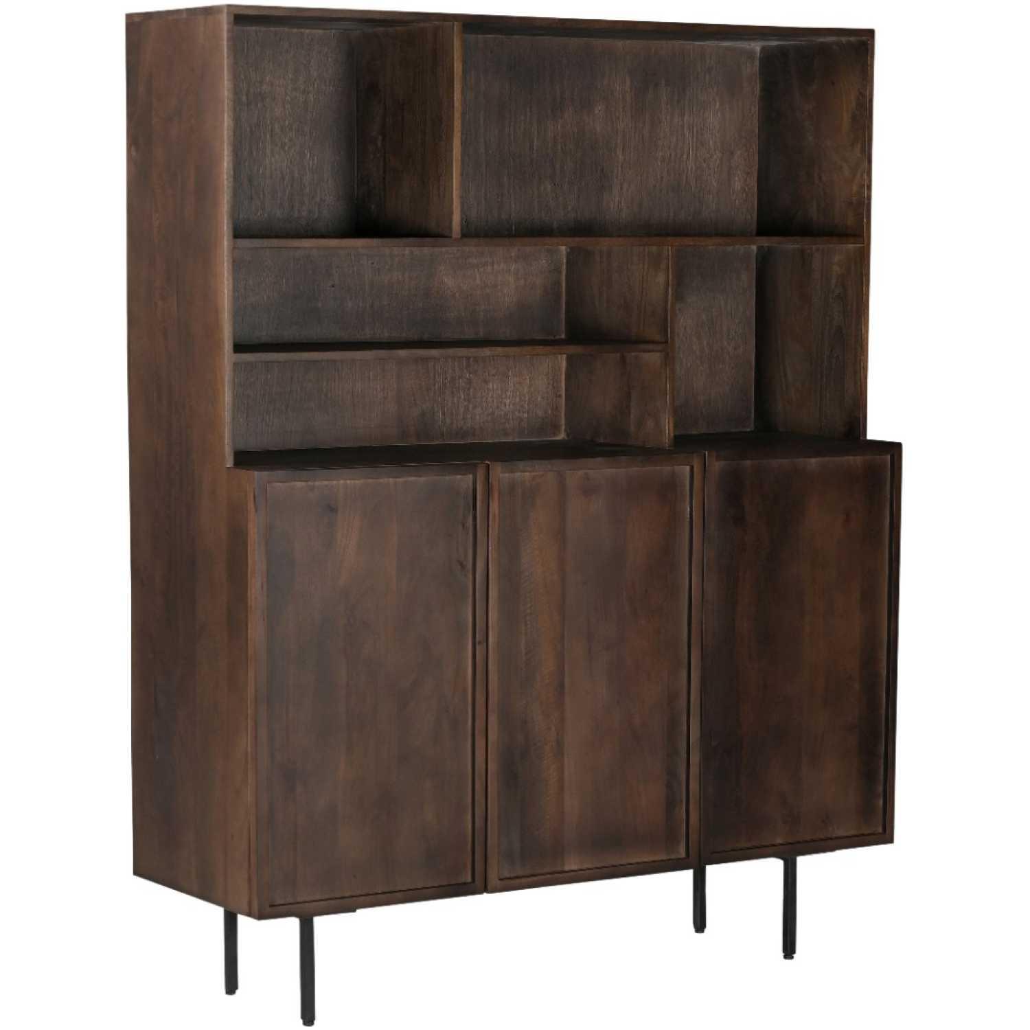 Buffetschrank Elan Mangoholz braun 135x170