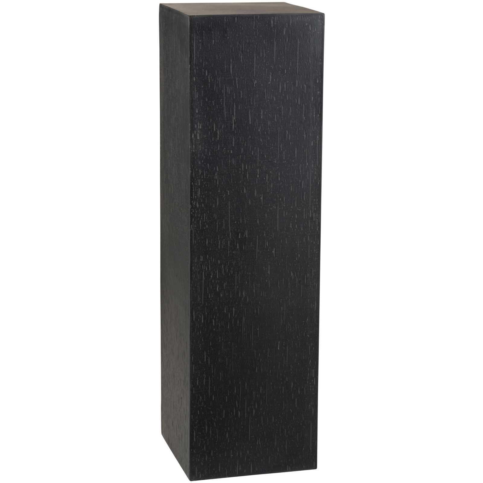 Deko Säule Buna schwarz 35x35x121