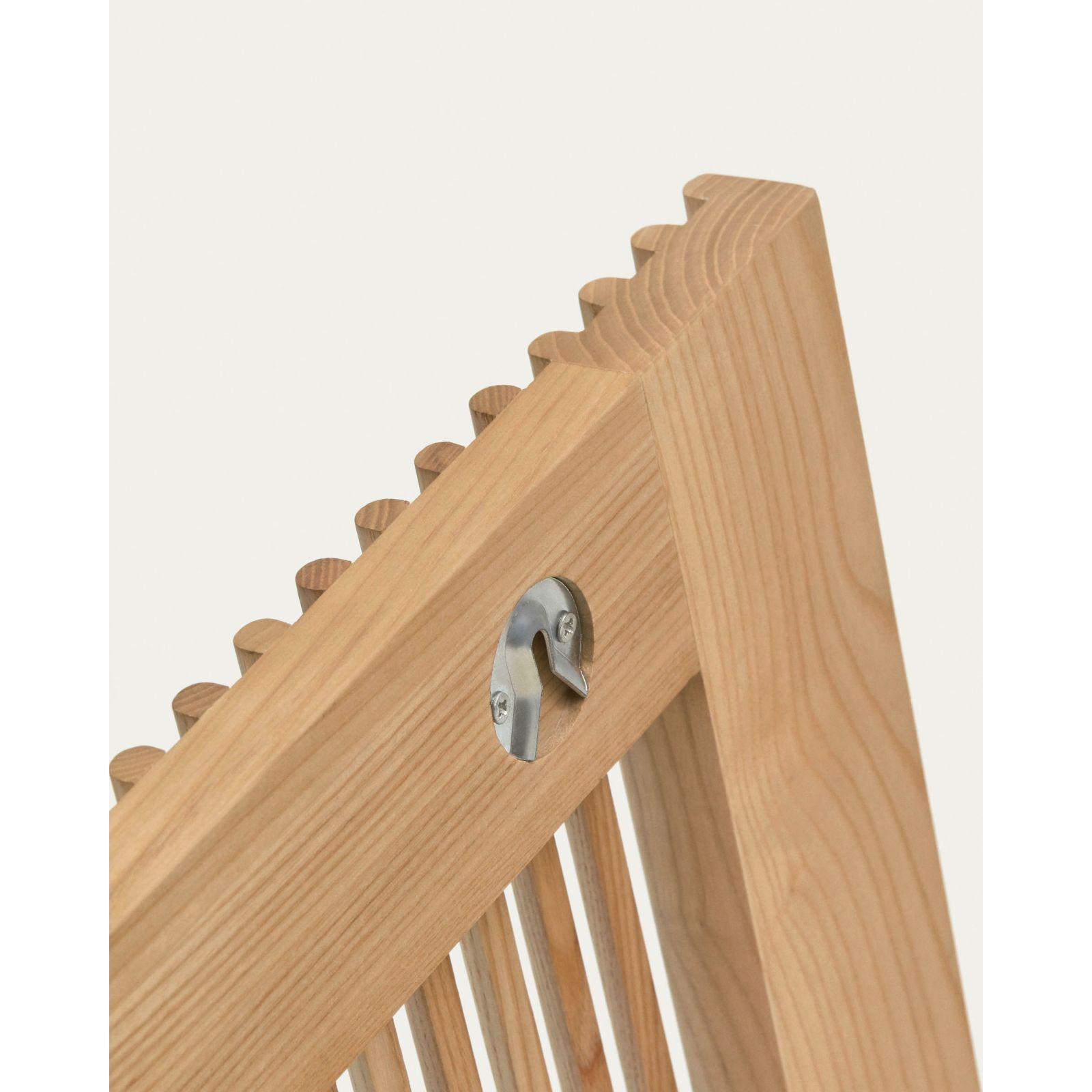 Bettkopfteil Beyla Esche massiv für Bett von 160cm FSC 100%