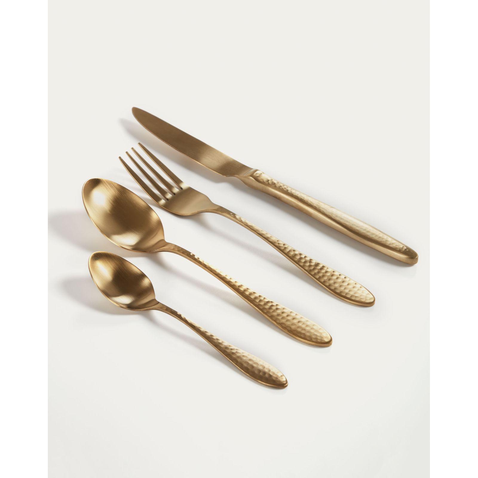 Besteckset Yarine gold (16-teilig)