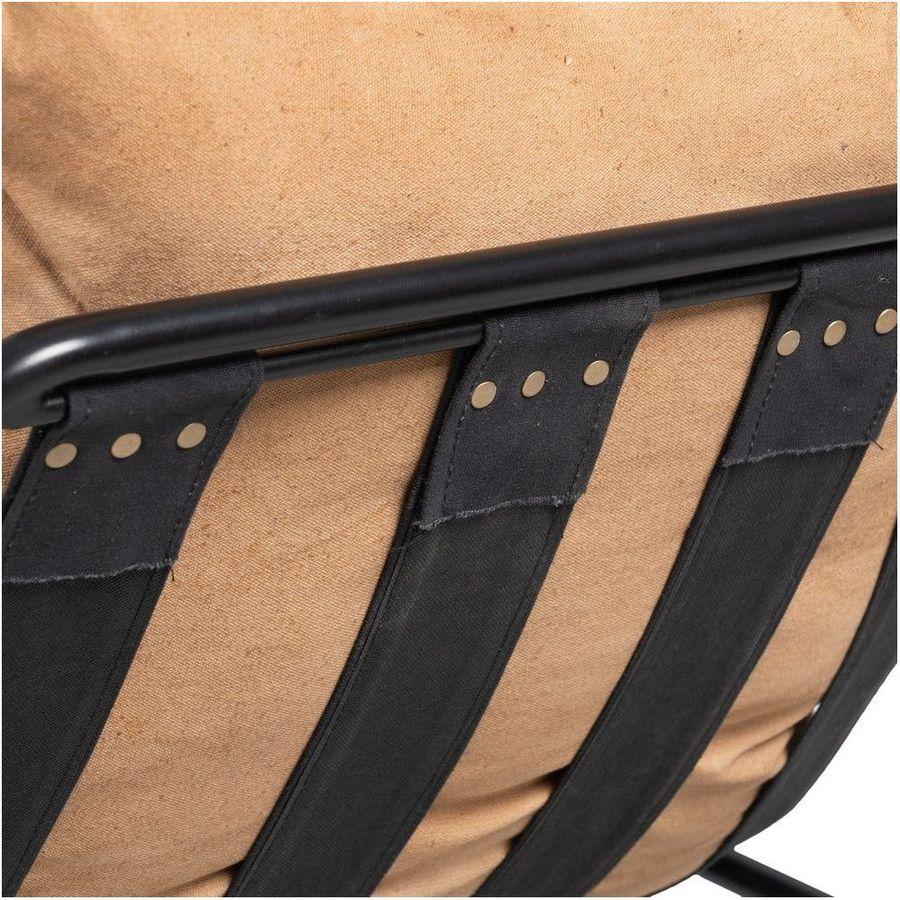 Vintage Leder Schaukelsessel Carlito braun