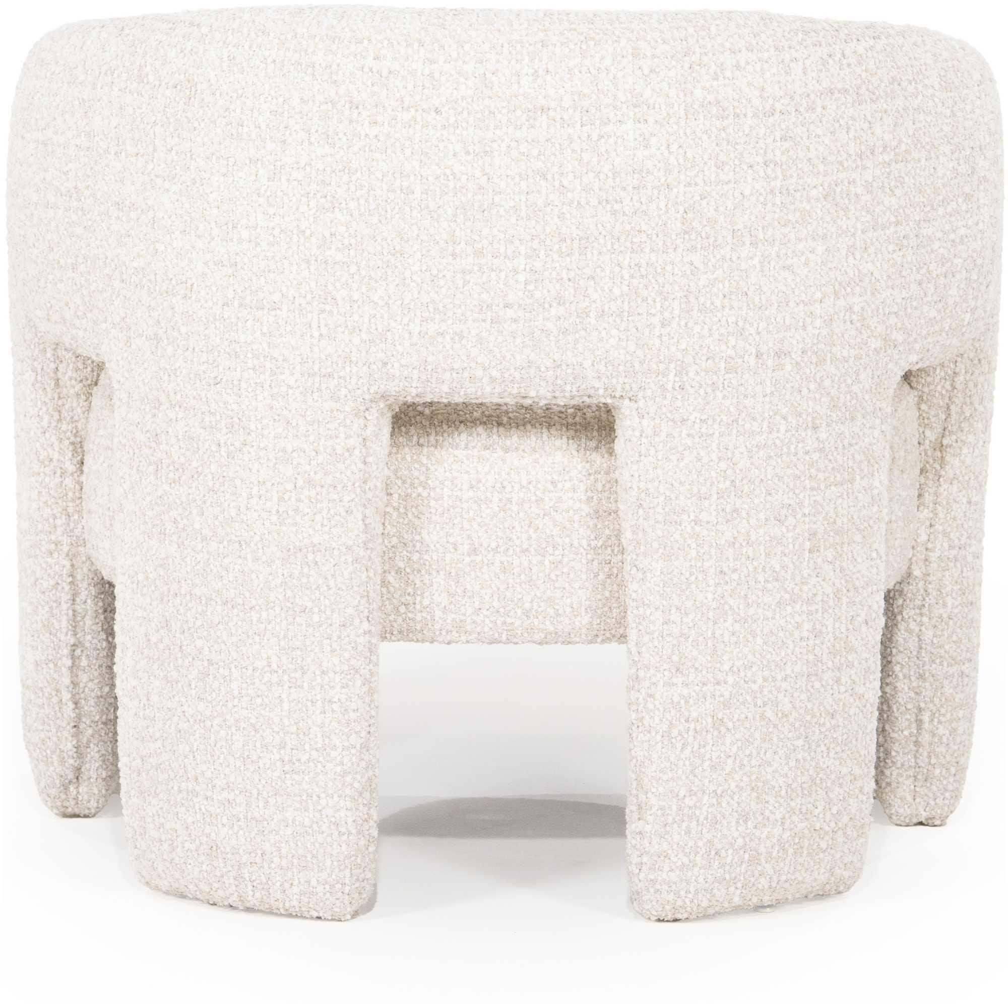 Armlehnsessel Luiz Stoff beige
