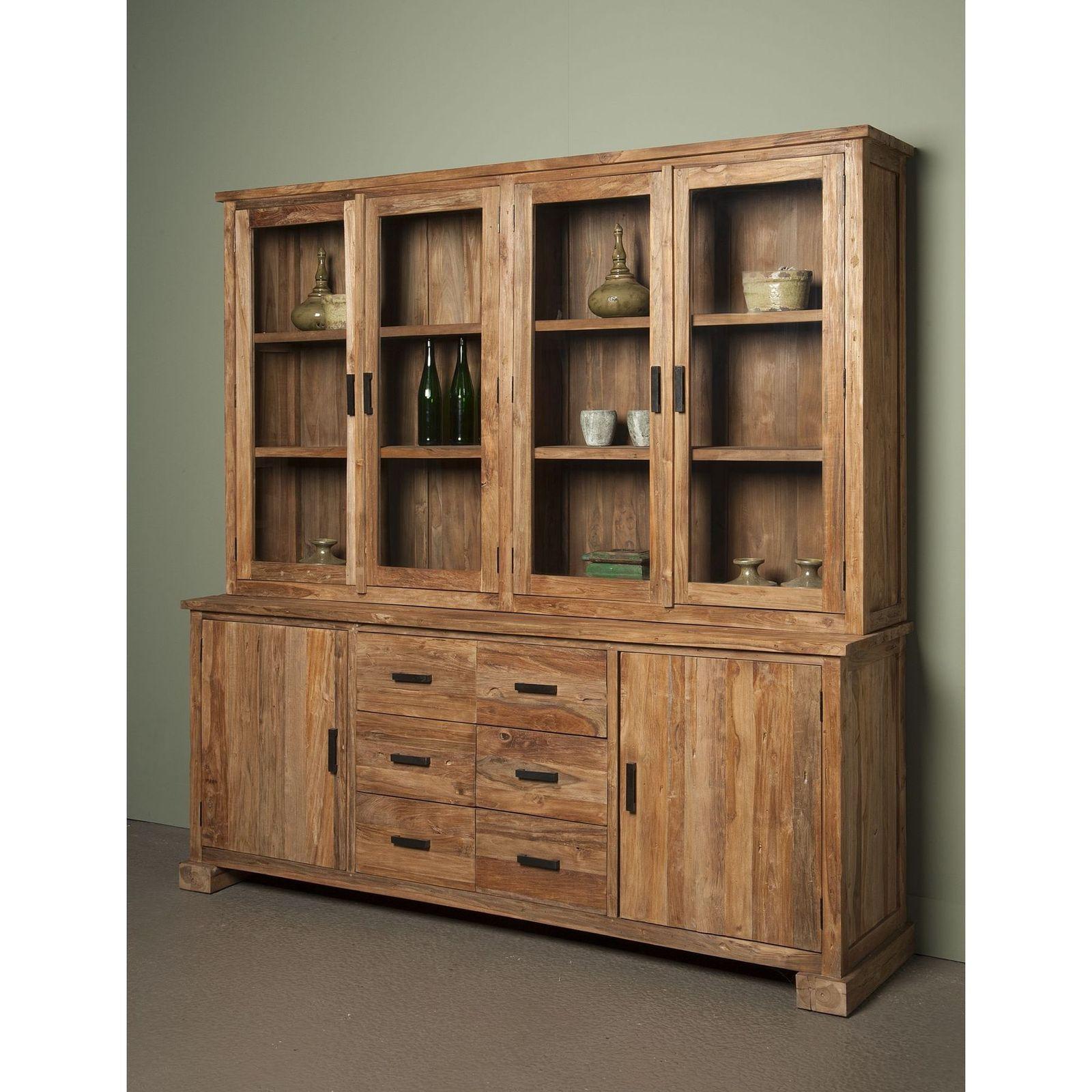 Buffetschrank Francesco 220x220 recyceltes Teakholz