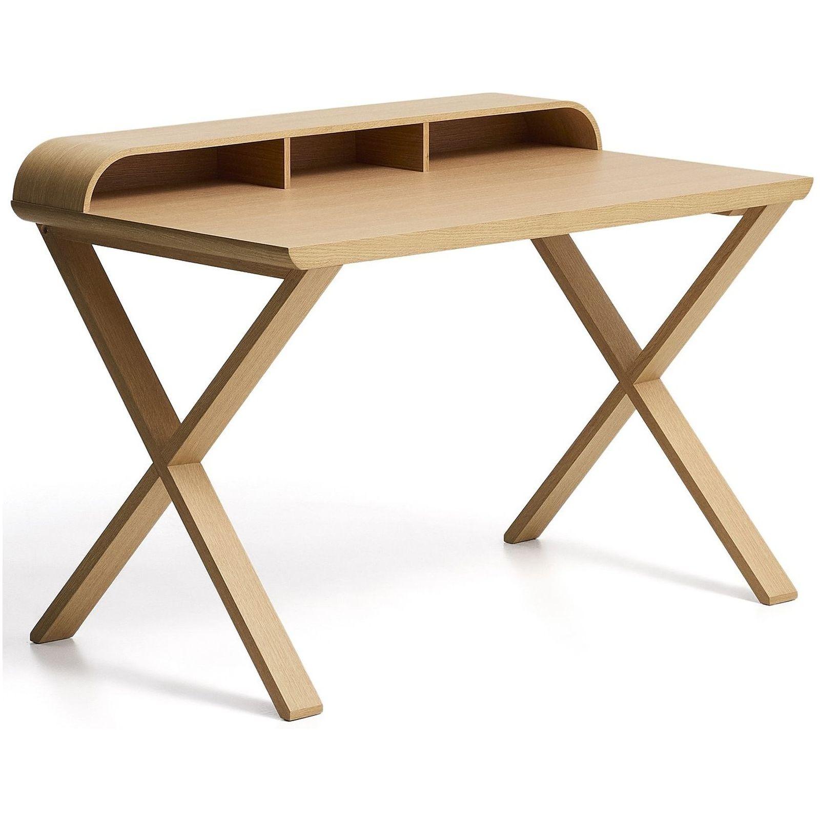 Schreibtisch Dilare aus Eichenfurnier 120x85