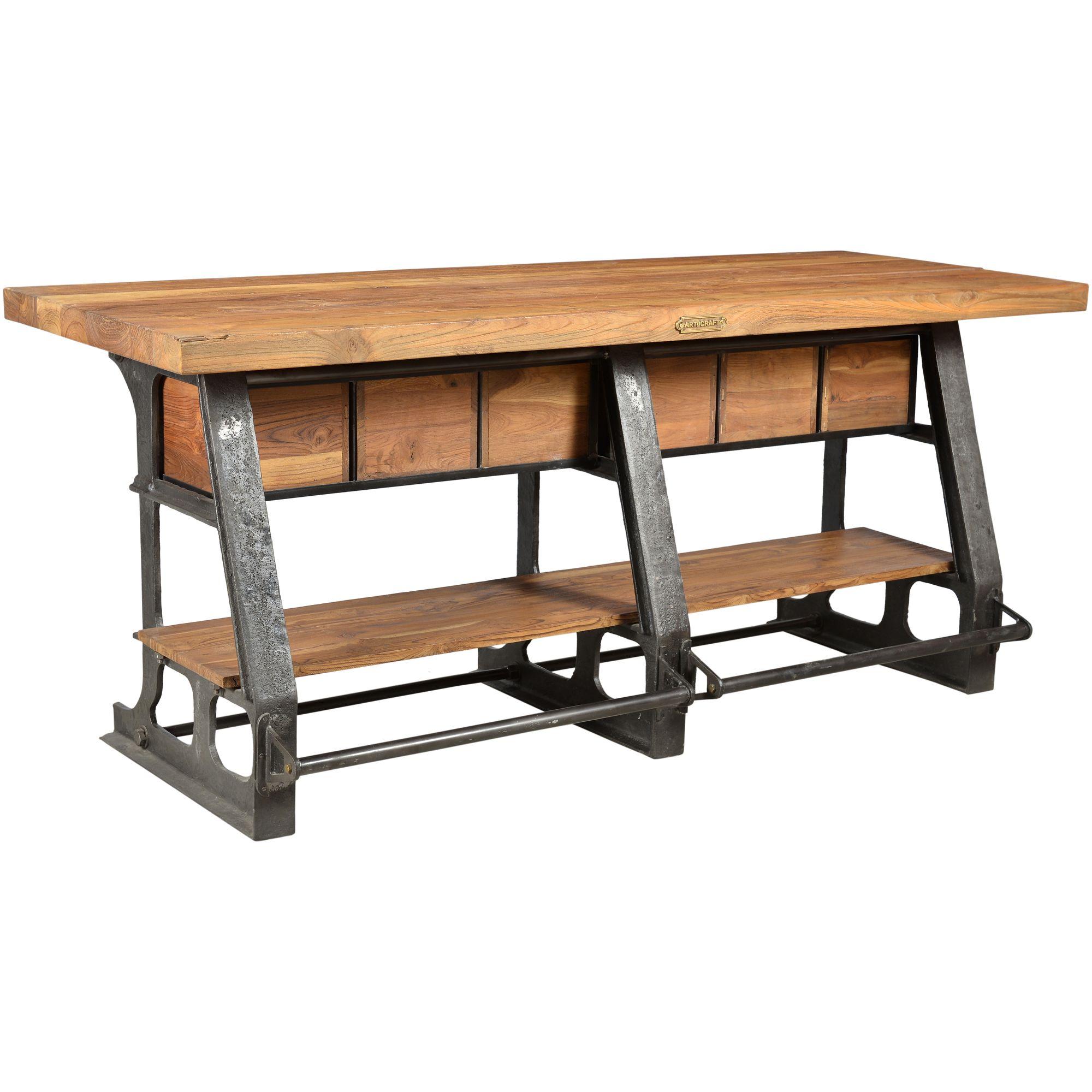 Bartheke Tresen Teak Industrial 211